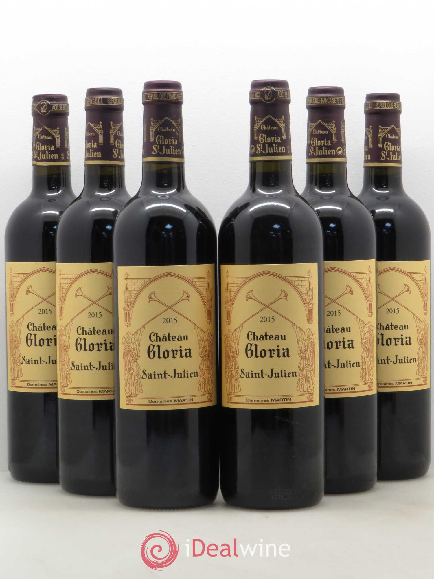 Château Gloria 2015 - Lot de 6 bouteilles - 0
