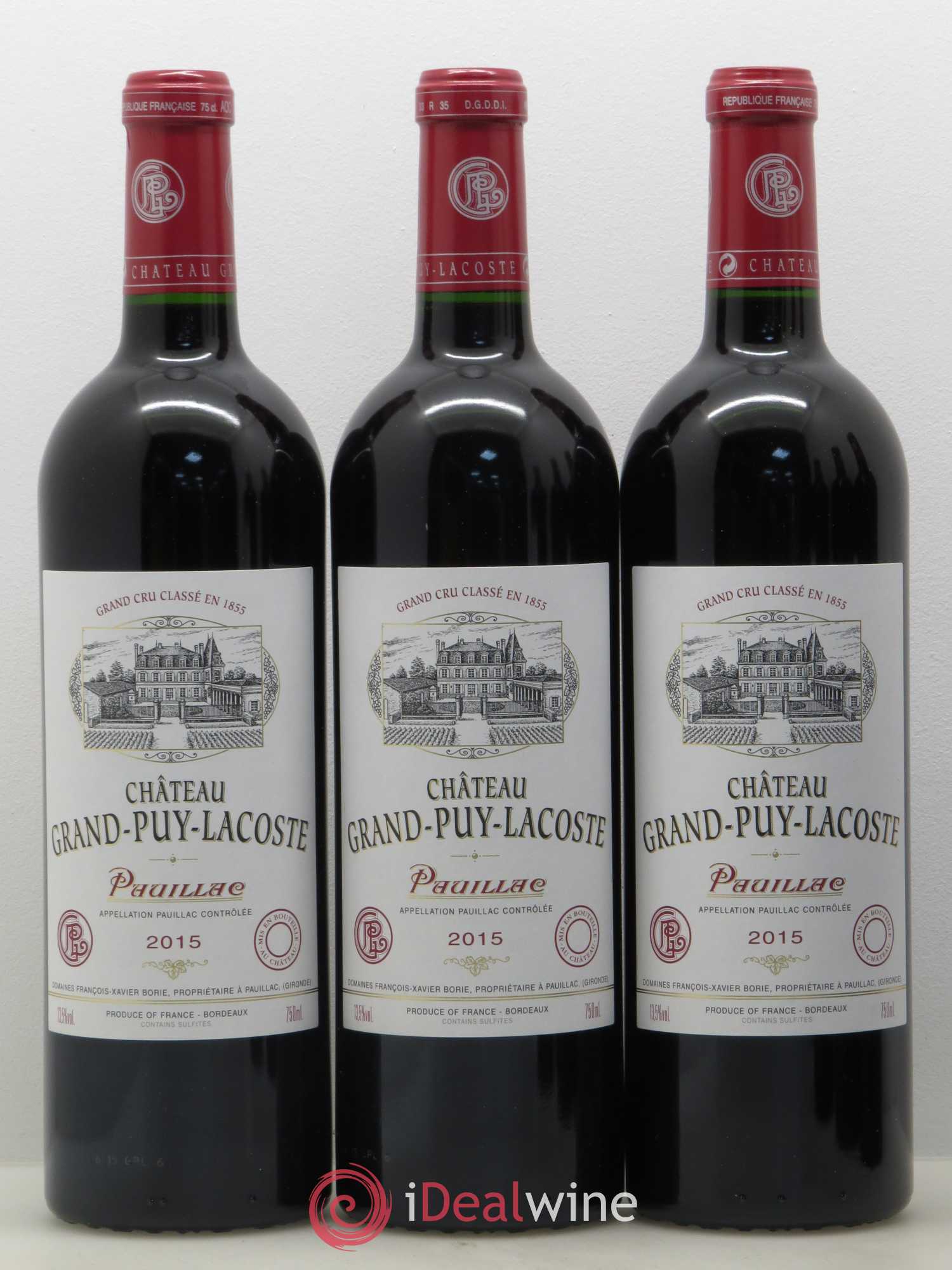 Château Grand Puy Lacoste 5ème Grand Cru Classé 2015 - Lot de 6 bouteilles - 2