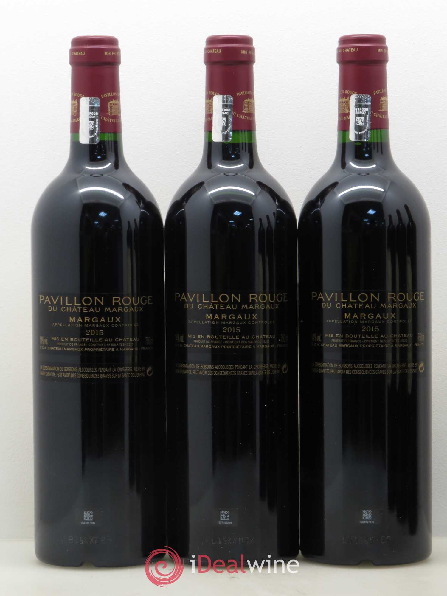Pavillon Rouge du Château Margaux Second Vin 2015 - Lot de 6 bouteilles - 2