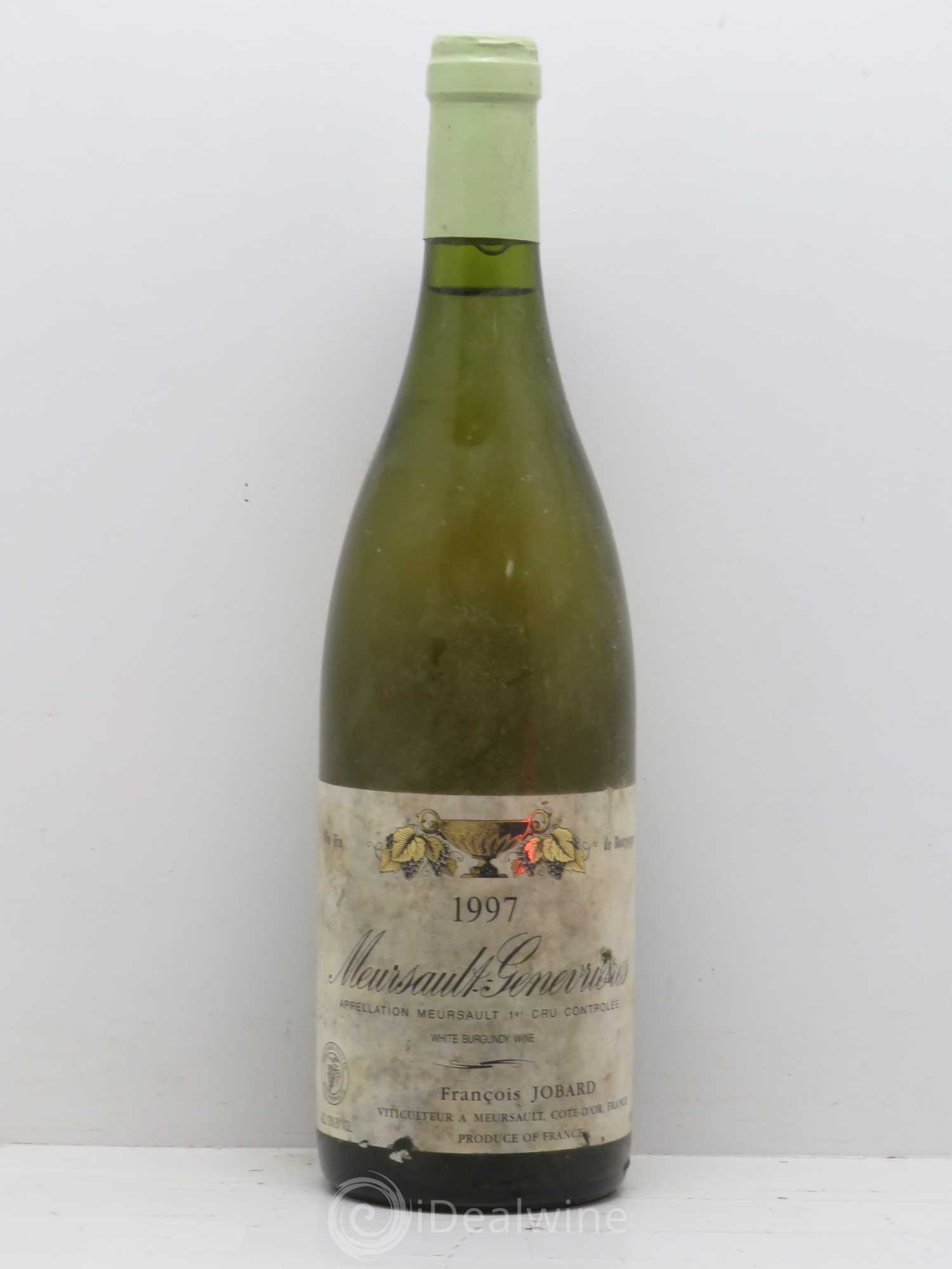 Meursault 1er Cru Genevrières François et Antoine Jobard (Domaine) 1997 - Lot de 1 bouteille - 0