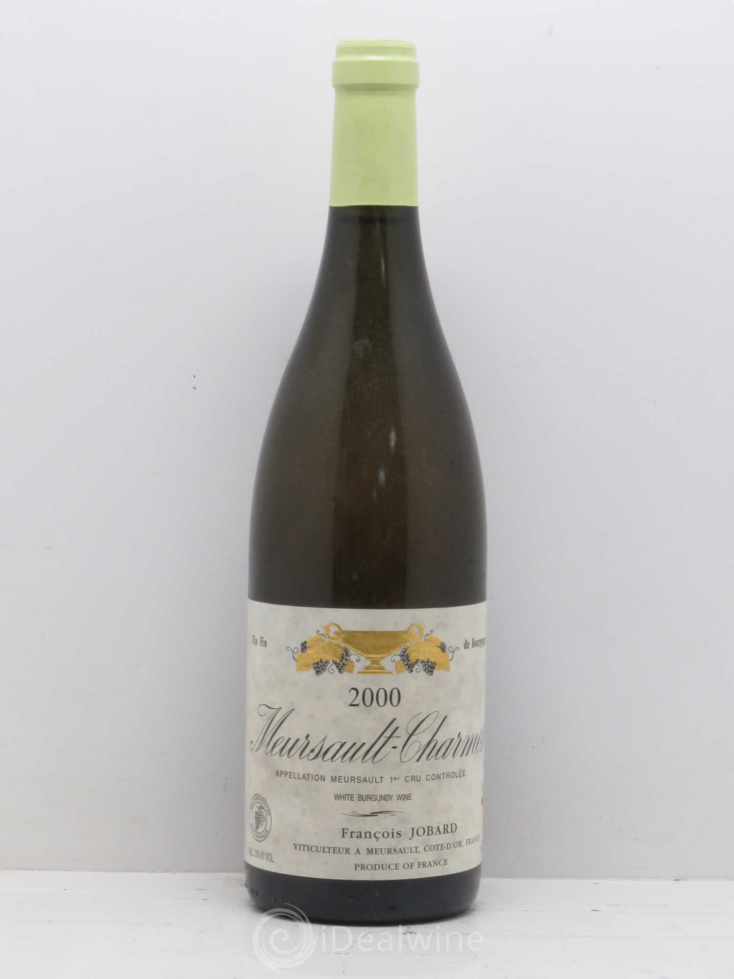 Meursault 1er Cru Charmes François et Antoine Jobard (Domaine) 2000 - Lot de 1 bouteille - 0