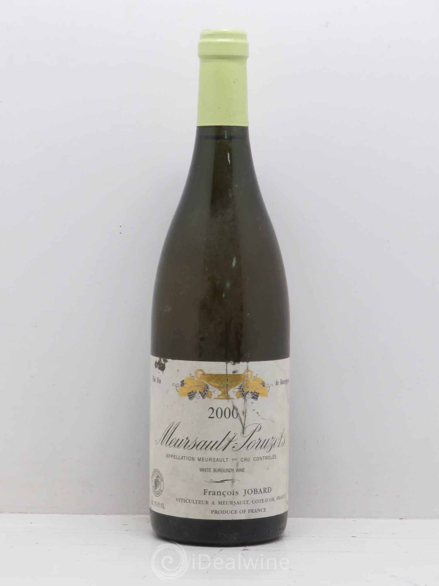 Meursault 1er Cru Poruzots François et Antoine Jobard (Domaine) 2000 - Lot de 1 bouteille - 0
