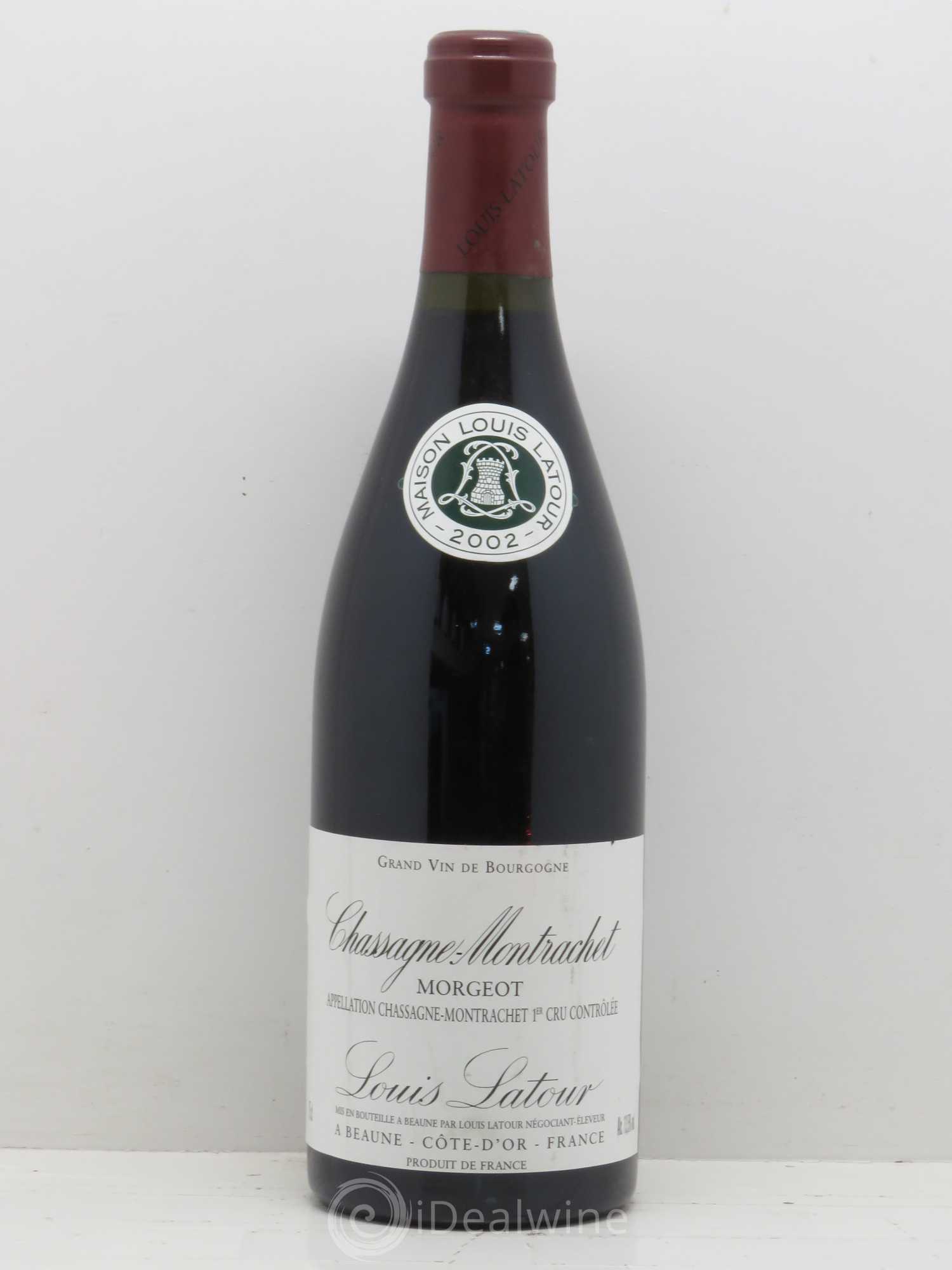 Chassagne-Montrachet 1er Cru Morgeot Louis Latour 2002 - Posten von 1 Flasche - 0