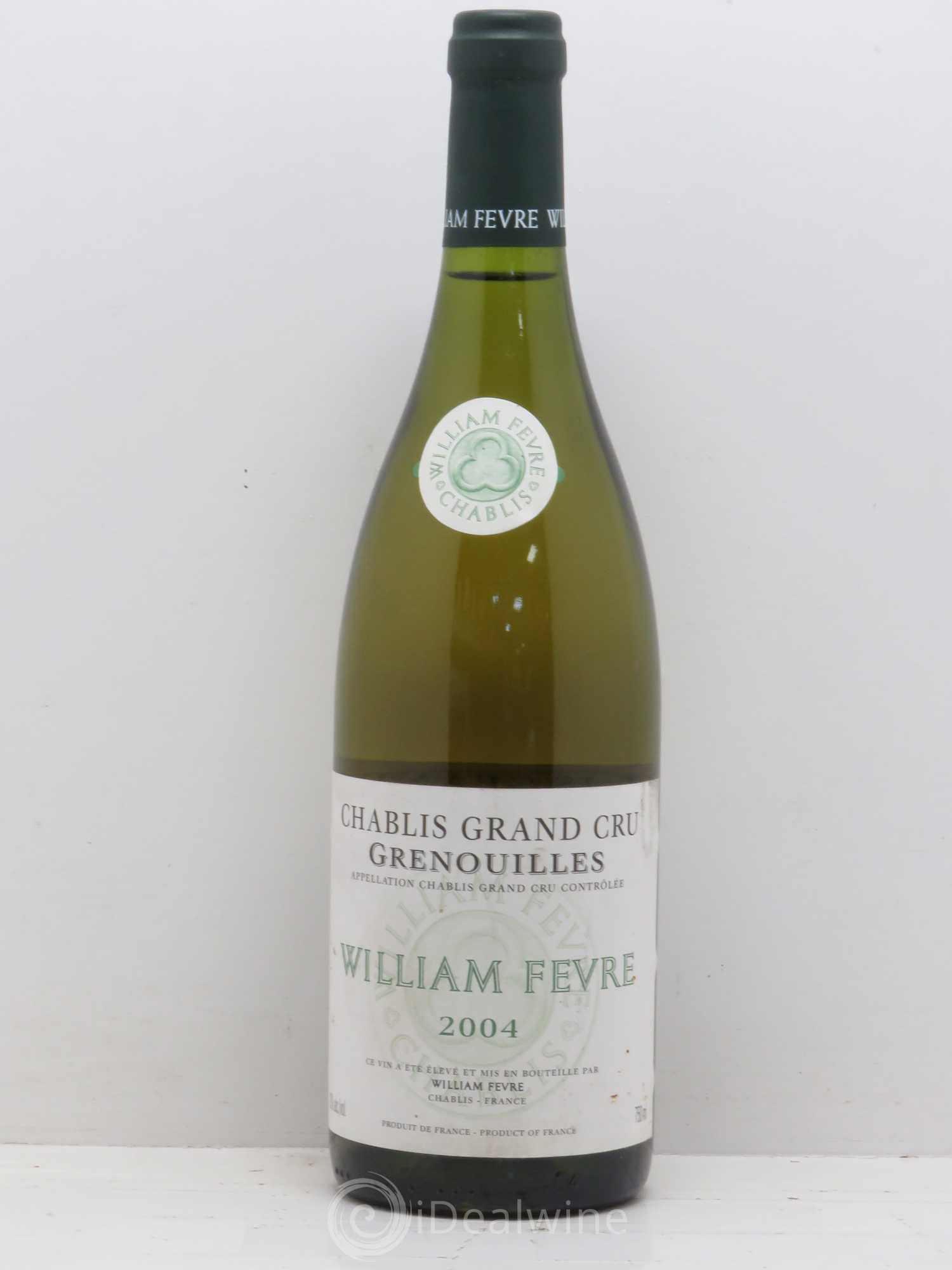 Chablis Grand Cru Grenouilles William Fèvre 2004 - Lot de 1 bouteille - 0