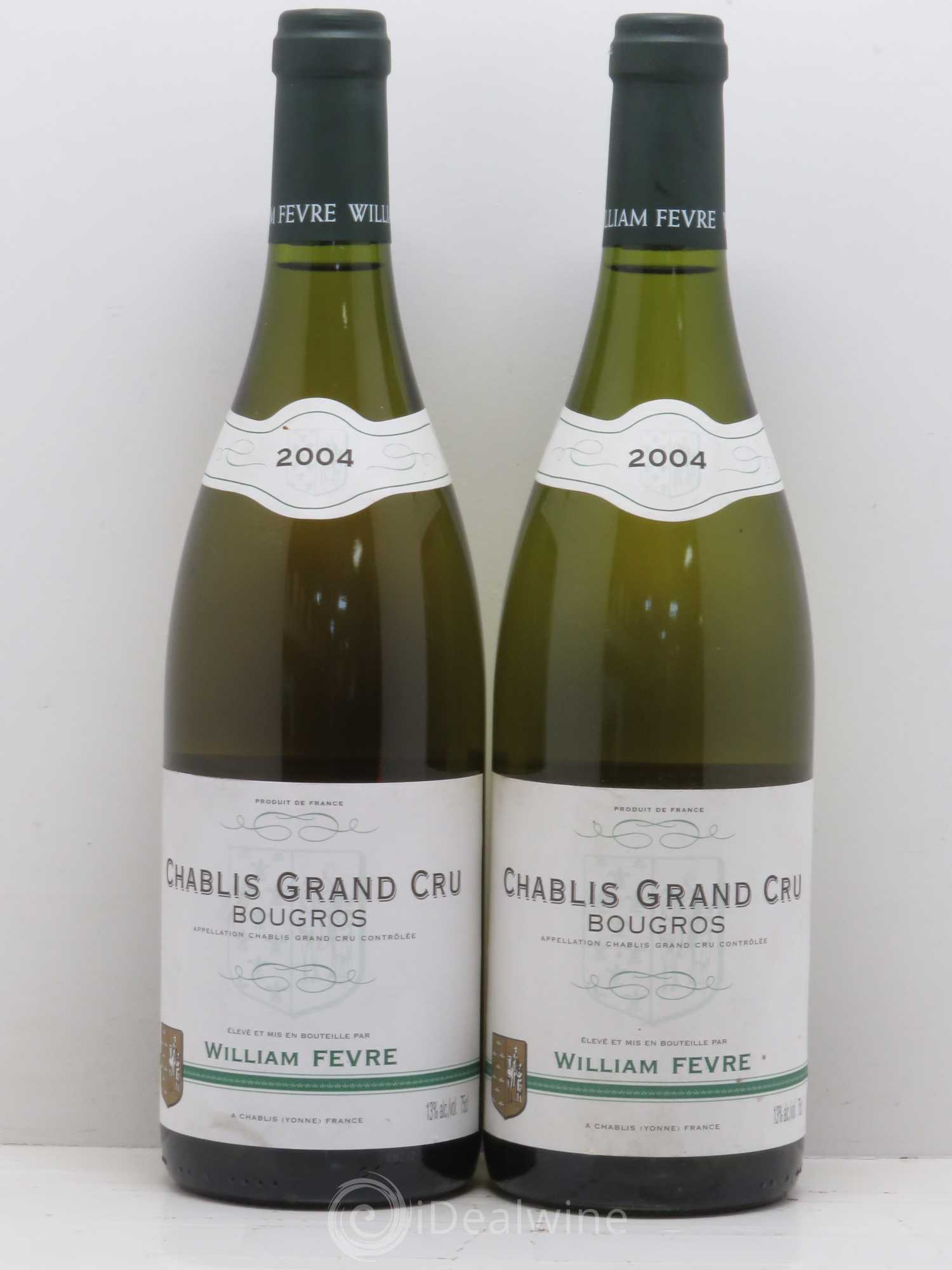 Chablis Grand Cru Bougros William Fèvre 2004 - Lot de 2 bouteilles - 0