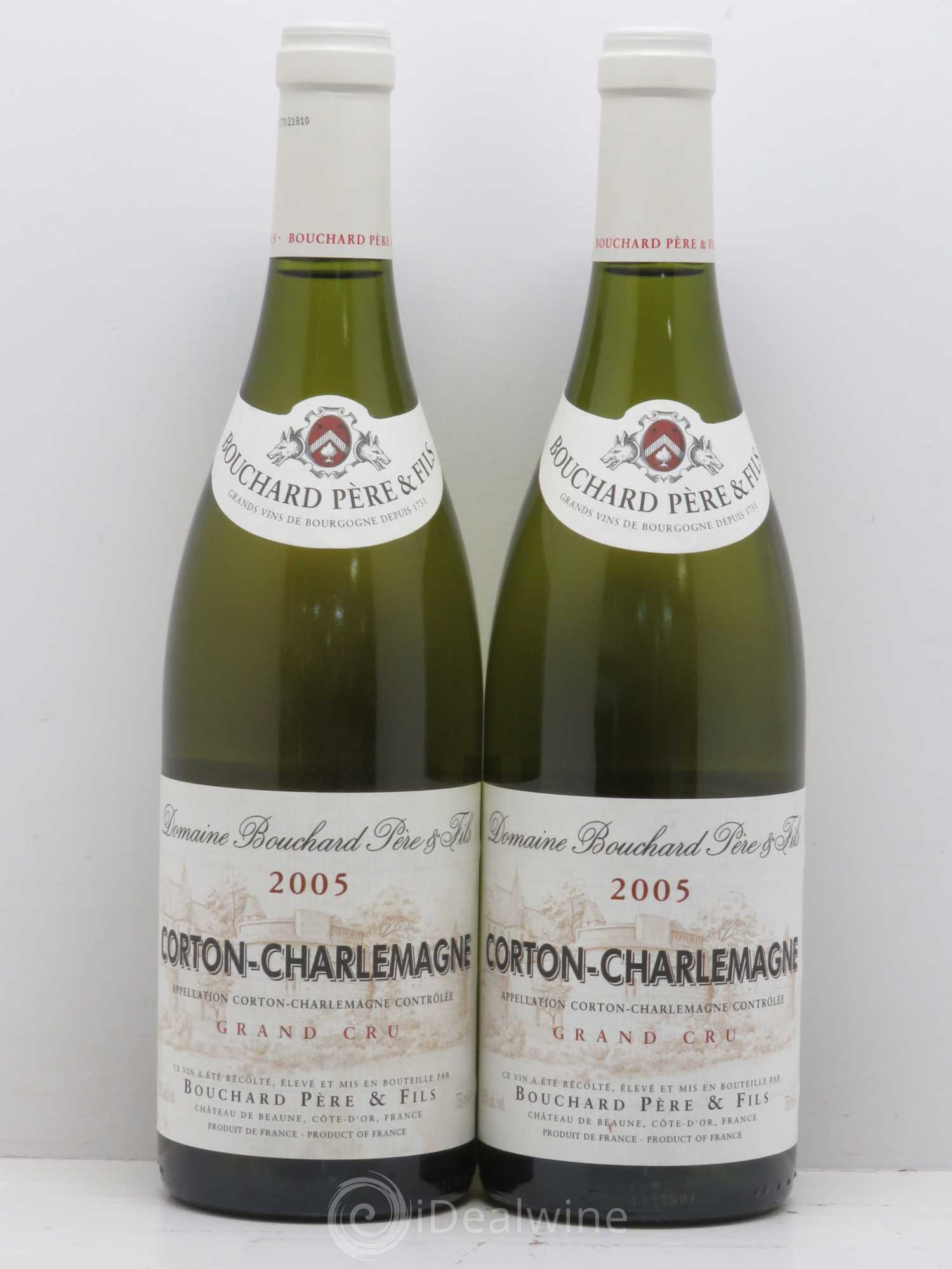 Corton-Charlemagne Grand Cru Bouchard Père & Fils 2005 - Lot de 2 bouteilles - 0