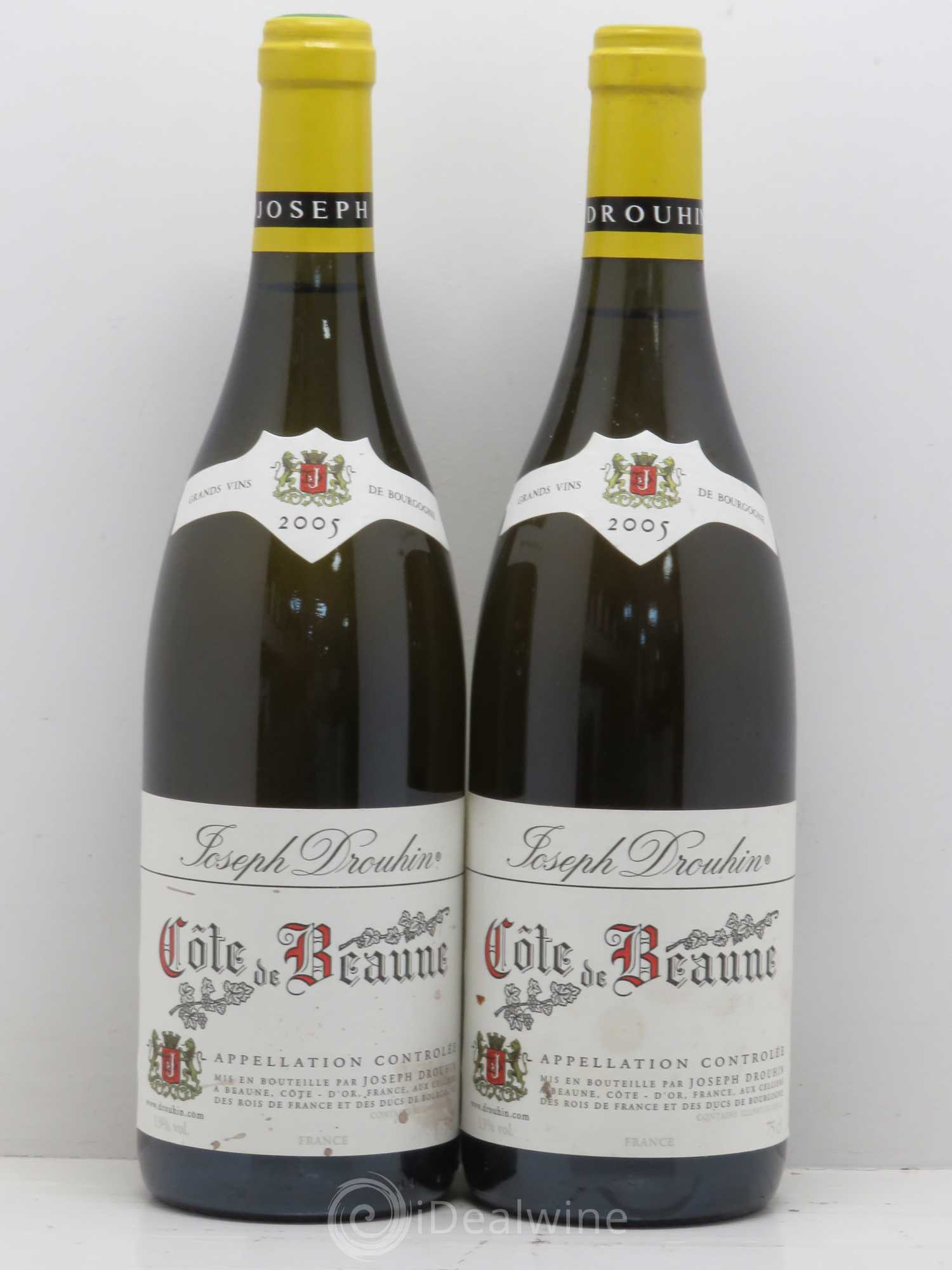 Bourgogne Côte de Beaune Joseph Drouhin 2005 - Posten von 2 Flaschen - 0