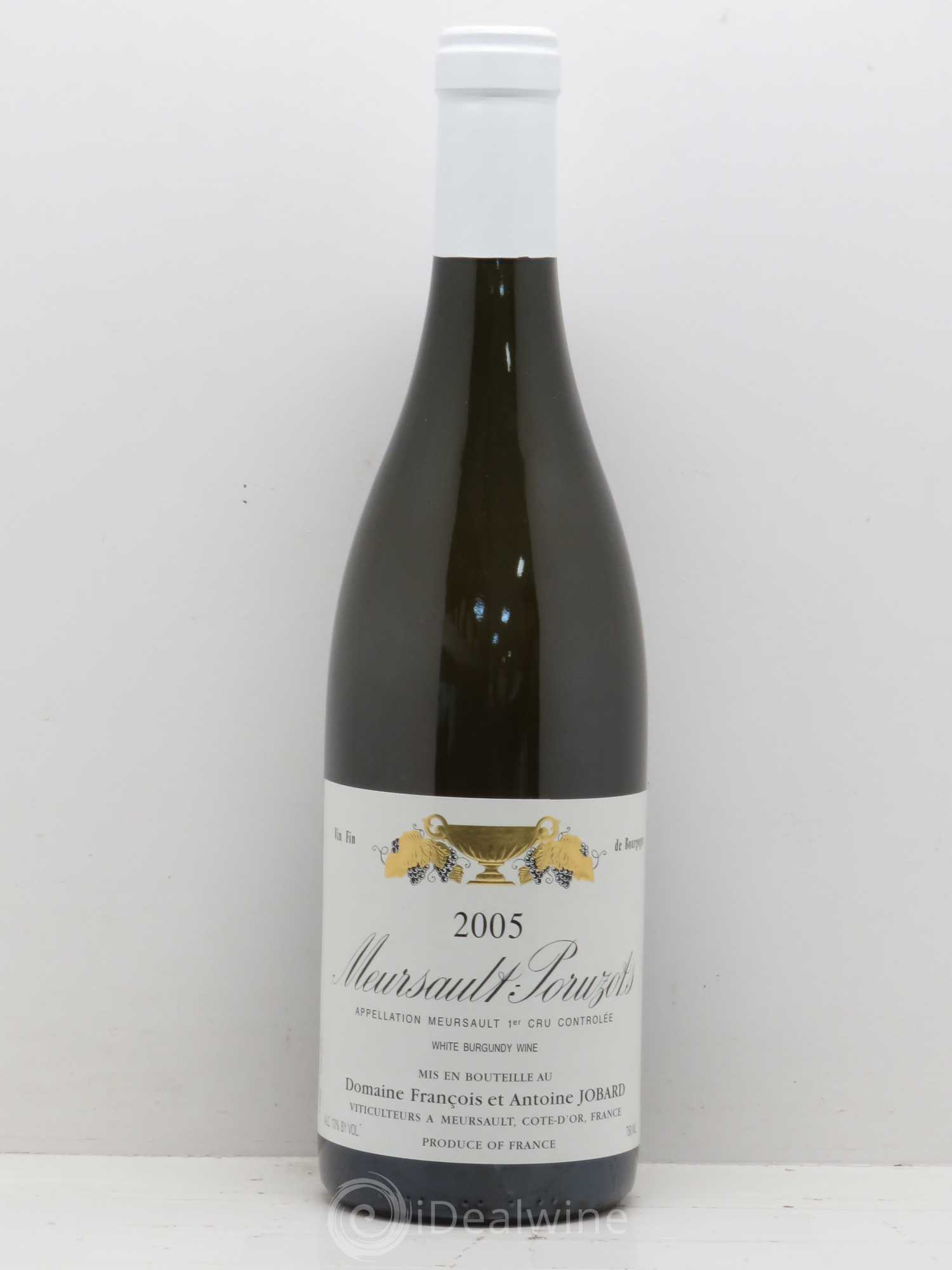 Meursault 1er Cru Poruzots François et Antoine Jobard (Domaine) 2005 - Lot de 1 bouteille - 0