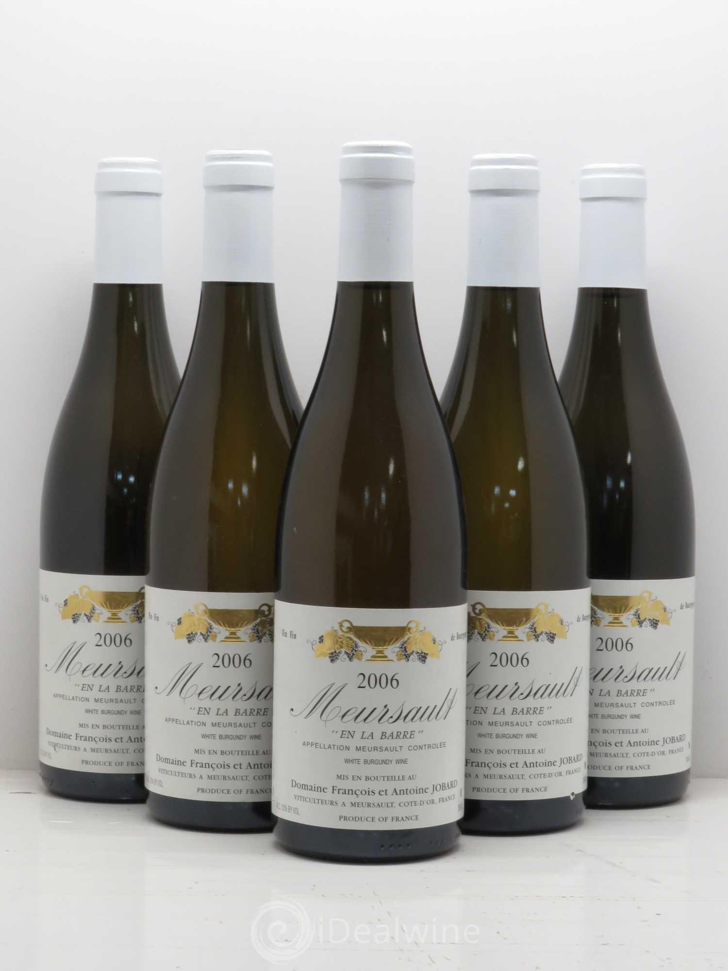Meursault En la Barre François et Antoine Jobard (Domaine) 2006 - Lot de 5 bouteilles - 0