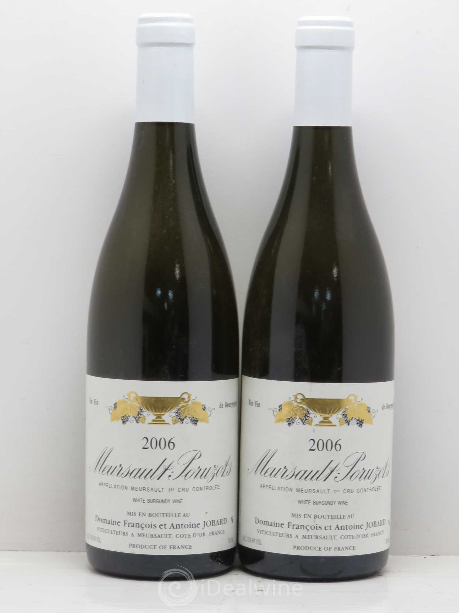 Meursault 1er Cru Poruzots François et Antoine Jobard (Domaine) 2006 - Lot de 5 bouteilles - 2