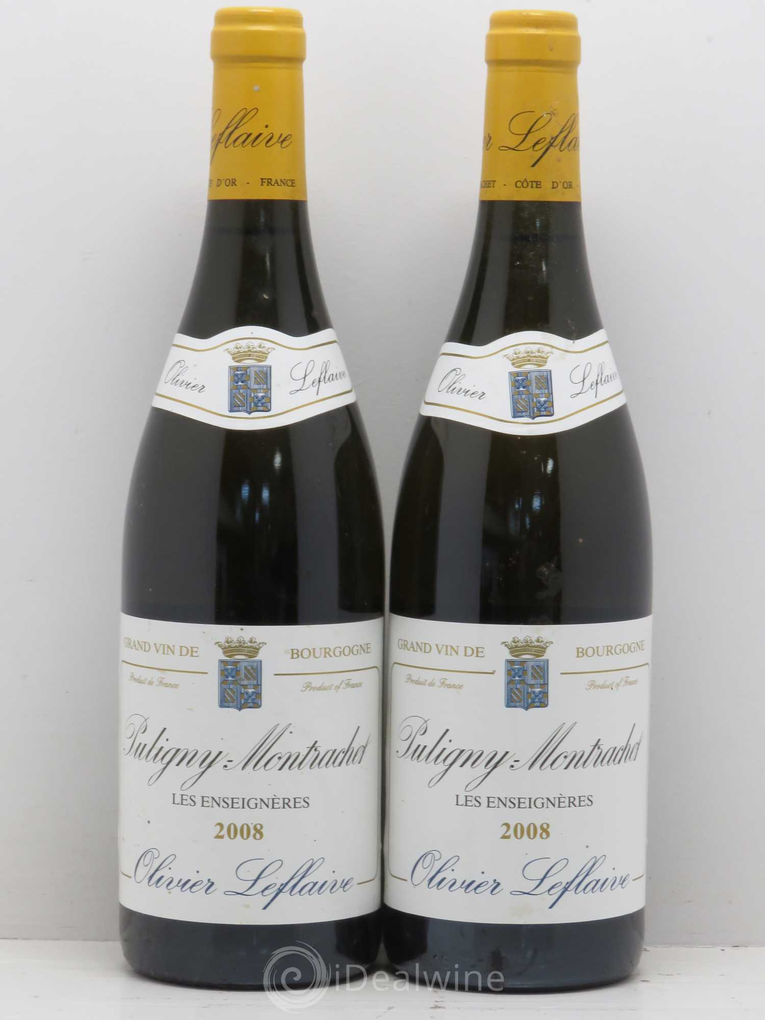 Puligny-Montrachet Enseigneres Olivier Leflaive 2008 - Posten von 5 Flaschen - 2