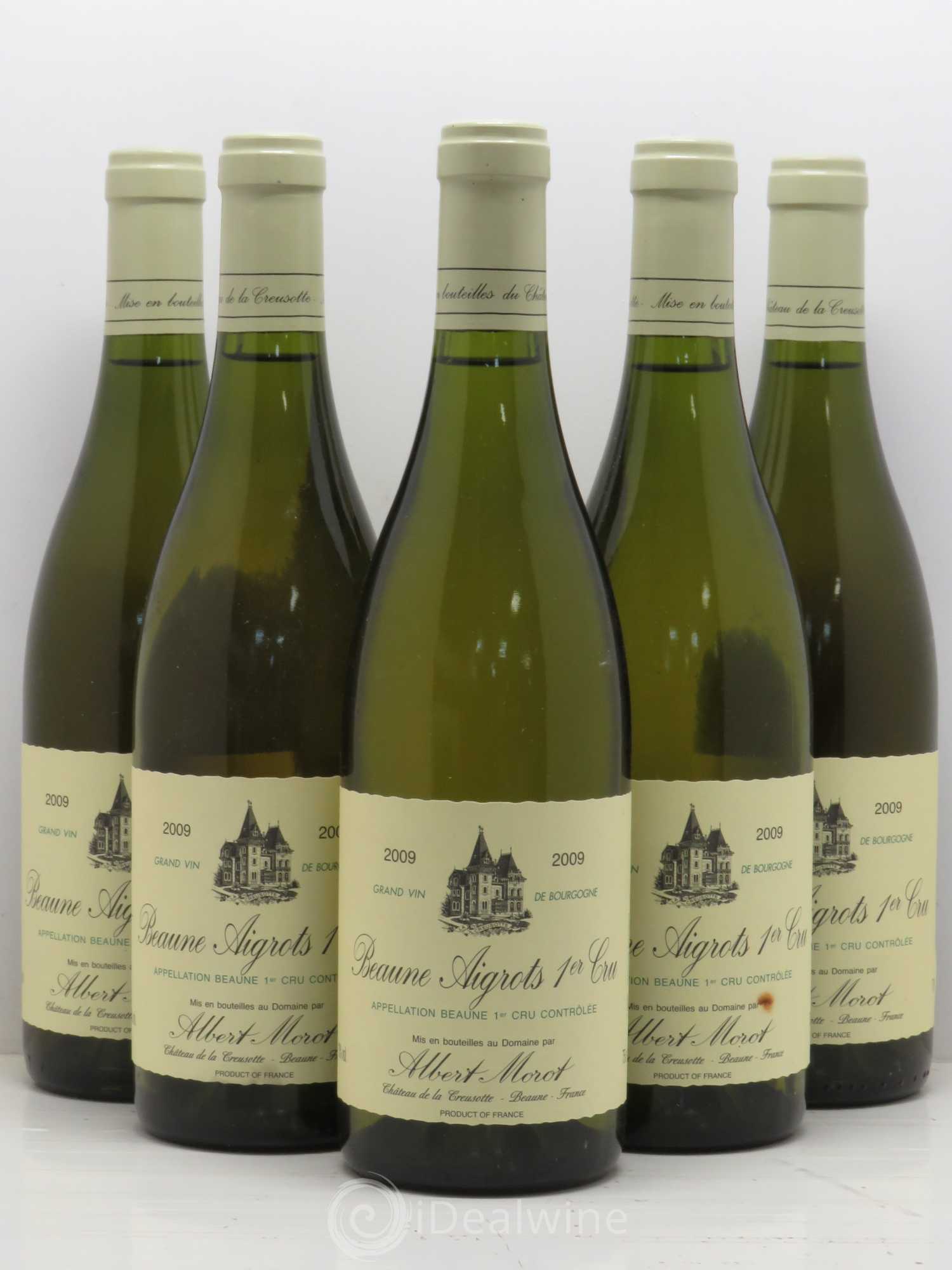 Beaune 1er Cru Aigrot Albert Morot 2009 - Posten von 5 Flaschen - 0