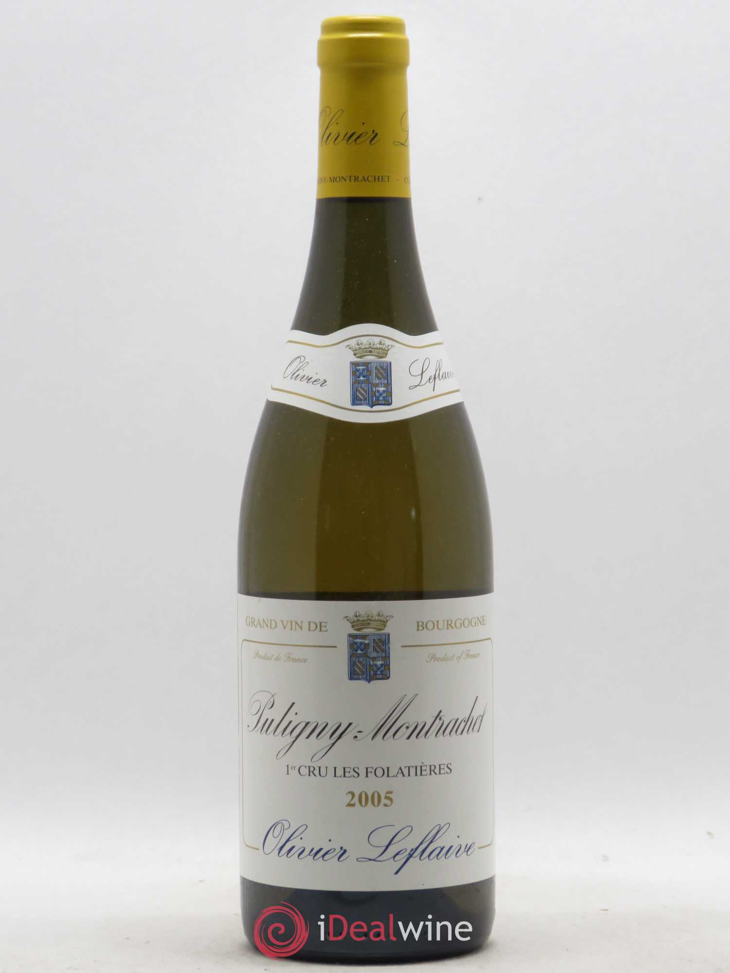 Puligny-Montrachet 1er Cru Les Folatières Olivier Leflaive 2005 - Posten von 1 Flasche - 0
