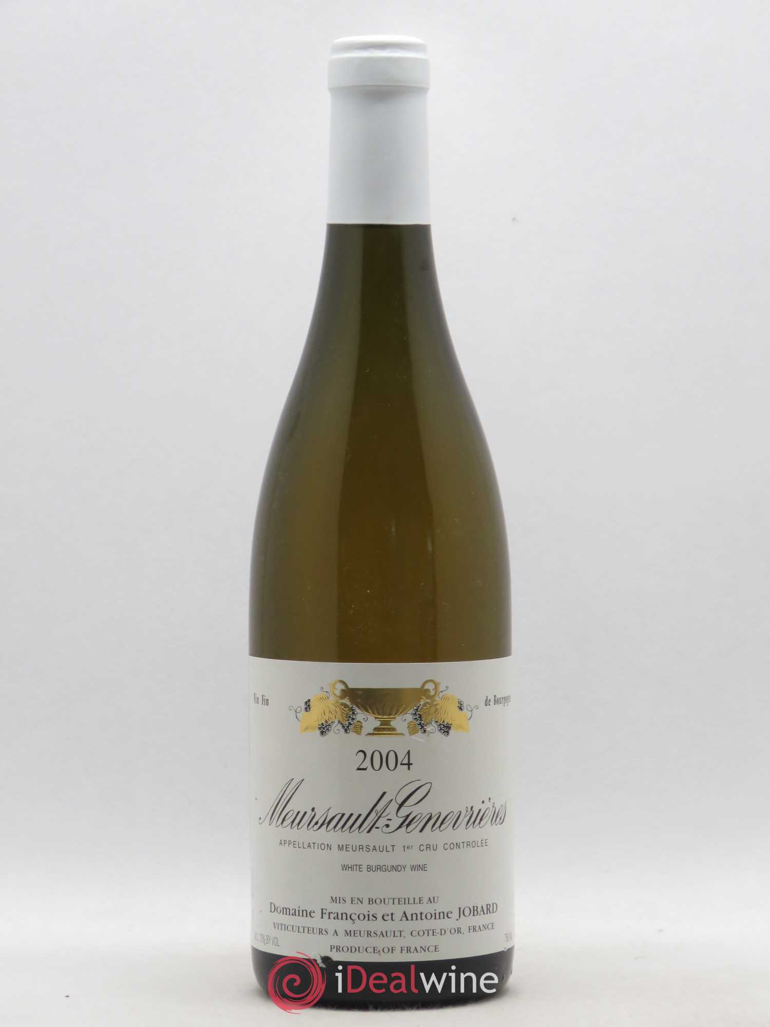 Meursault 1er Cru Genevrières François et Antoine Jobard (Domaine) 2004 - Lot de 1 bouteille - 0