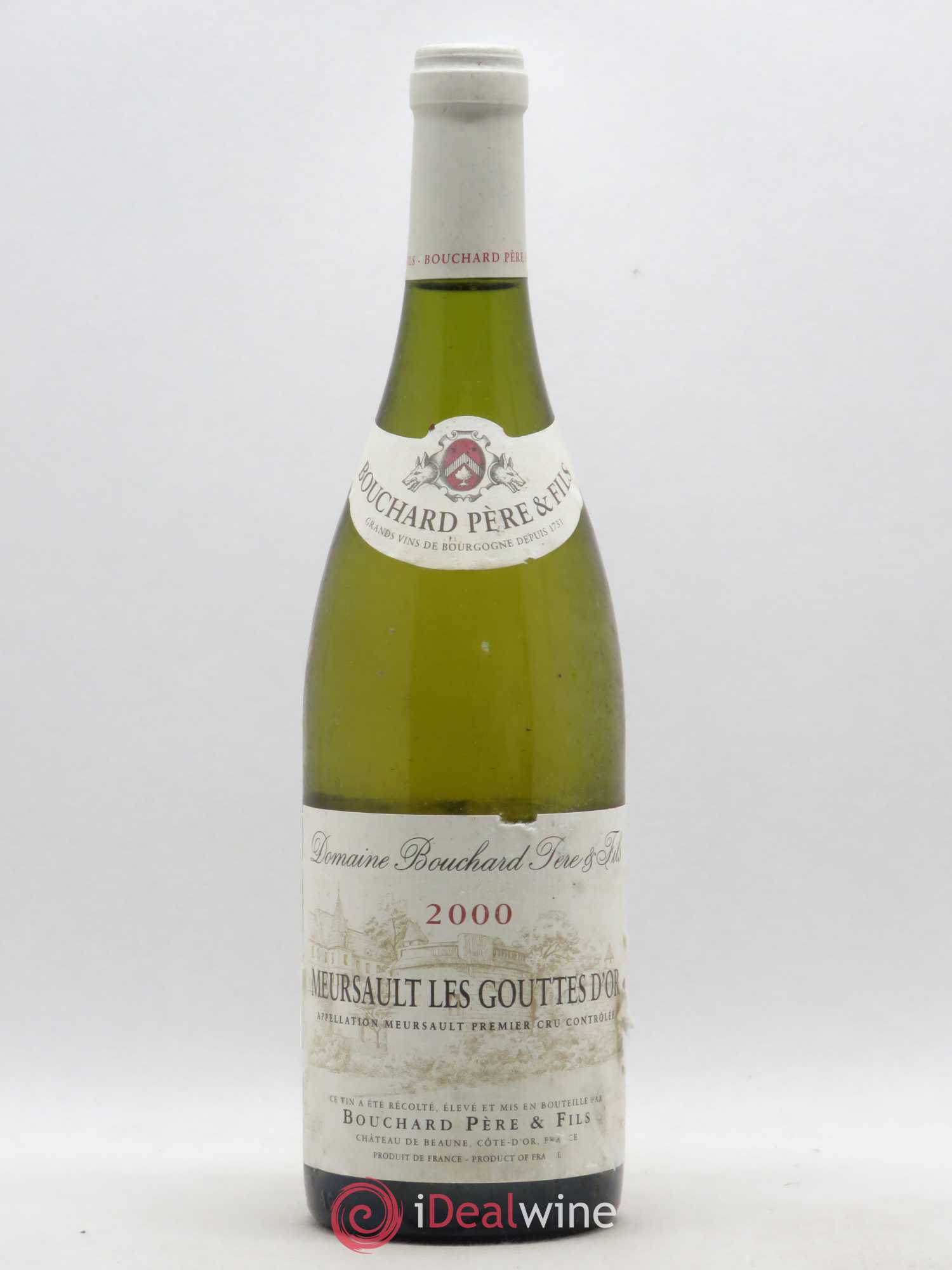 Meursault 1er Cru Les Gouttes d'Or Bouchard Père & Fils 2000 - Posten von 1 Flasche - 0