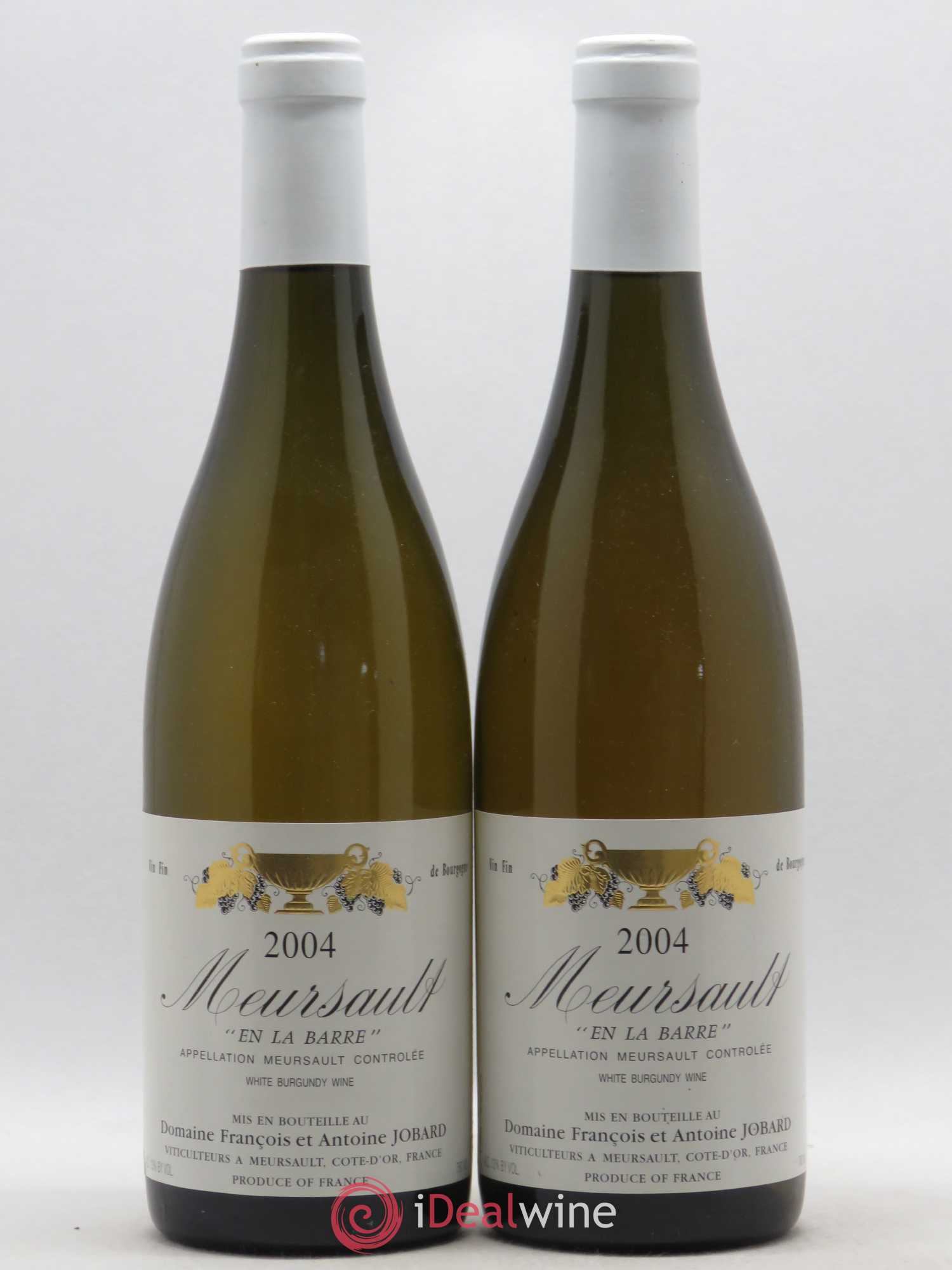 Meursault En la Barre François et Antoine Jobard (Domaine) 2004 - Lot de 2 bouteilles - 0