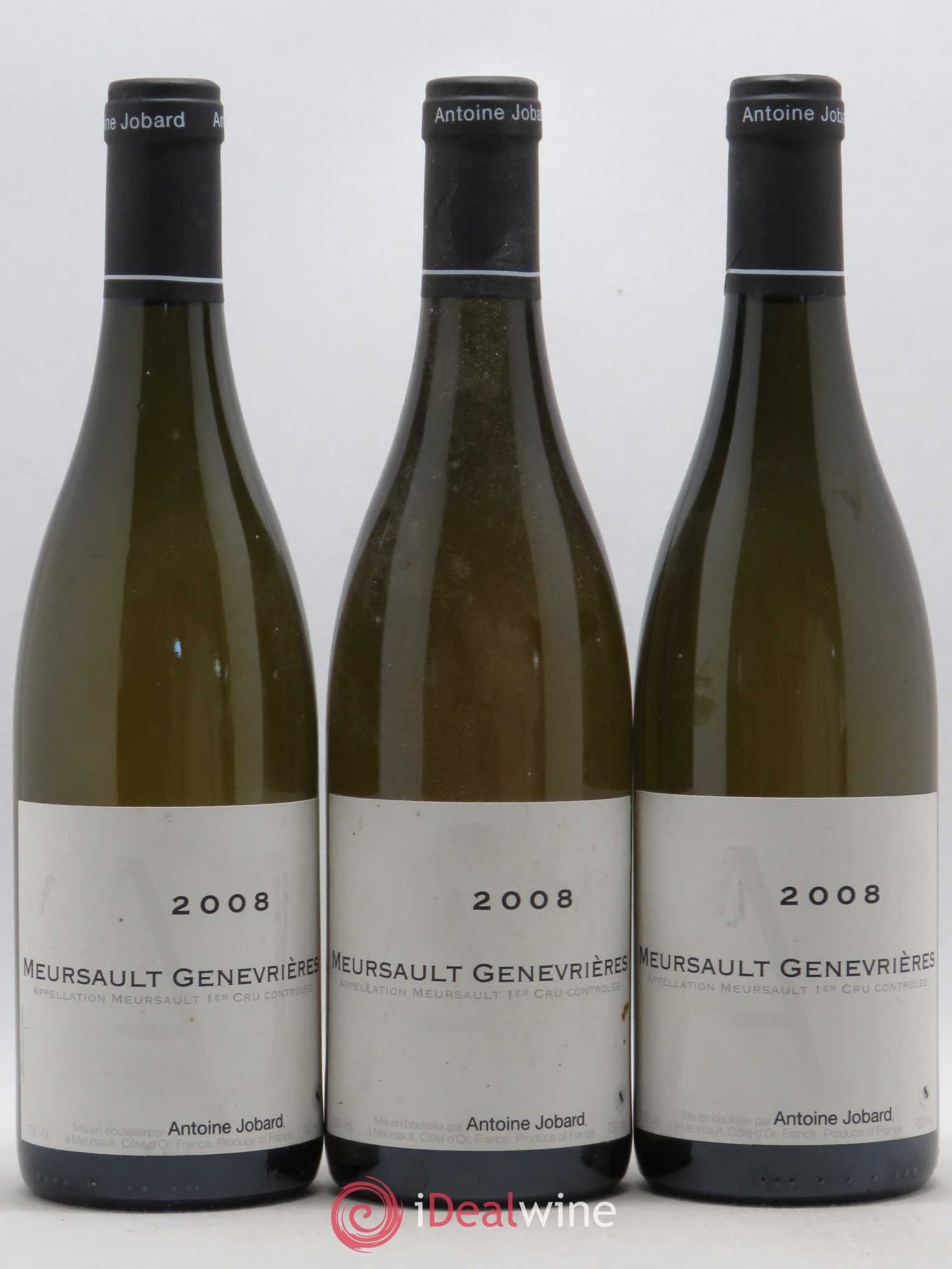 Meursault 1er Cru Genevrières Antoine Jobard 2008 - Posten von 3 Flaschen - 0