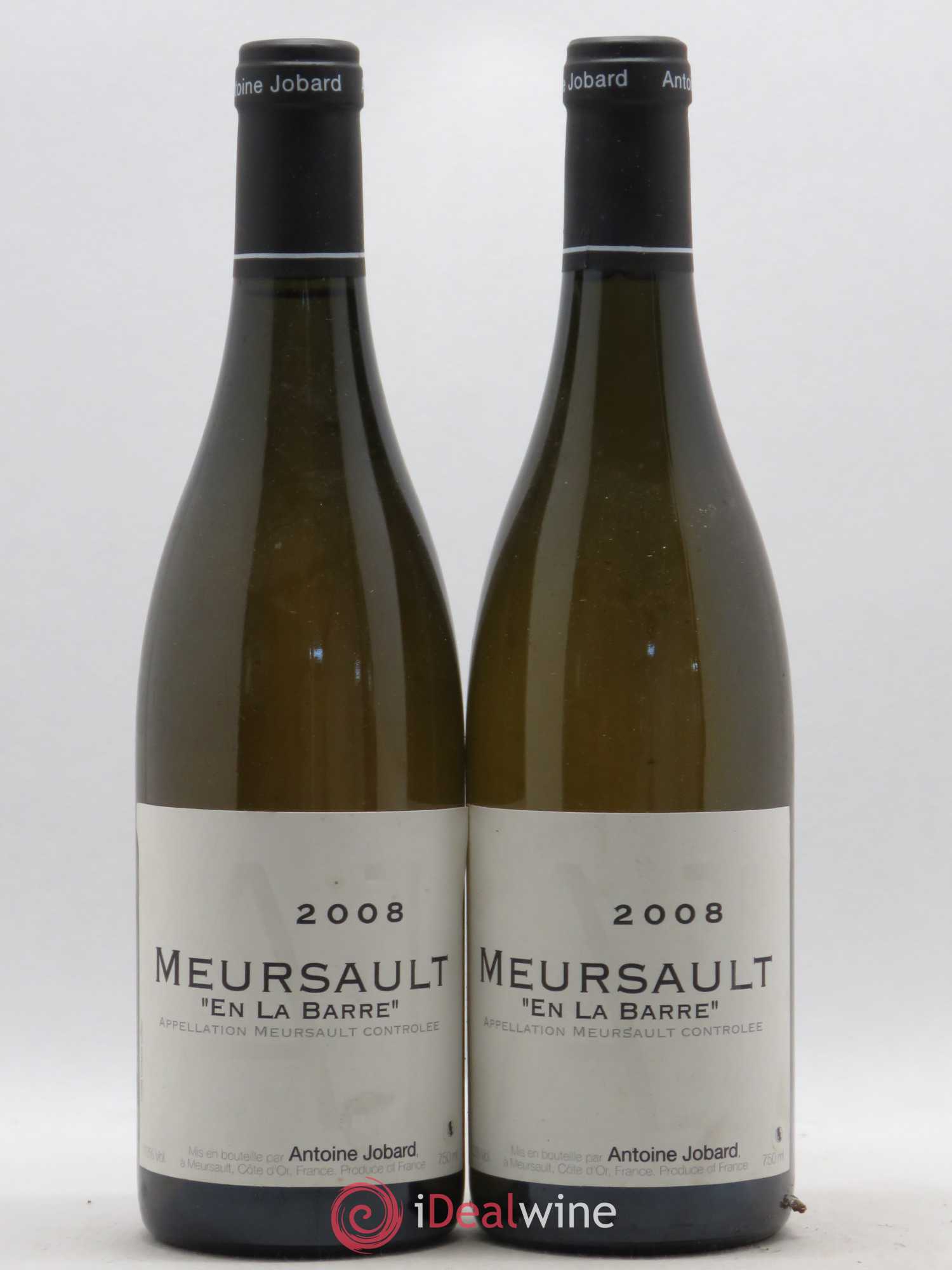 Meursault En la Barre Antoine Jobard 2008 - Posten von 2 Flaschen - 0