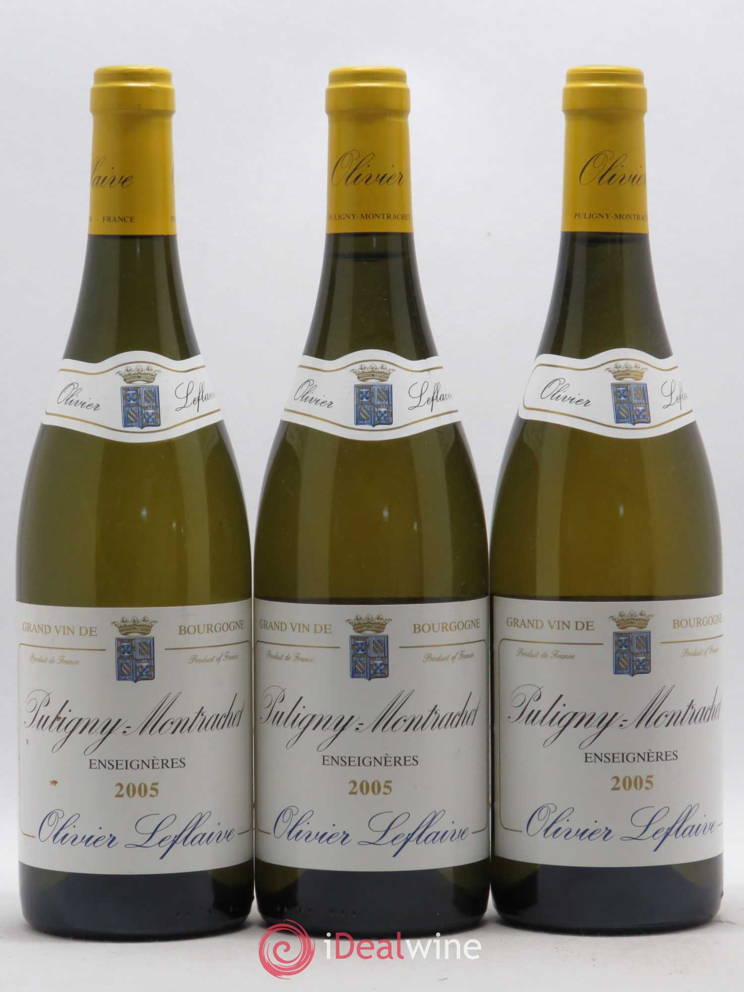 Puligny-Montrachet Les Enseignères Olivier Leflaive 2005 - Posten von 3 Flaschen - 0