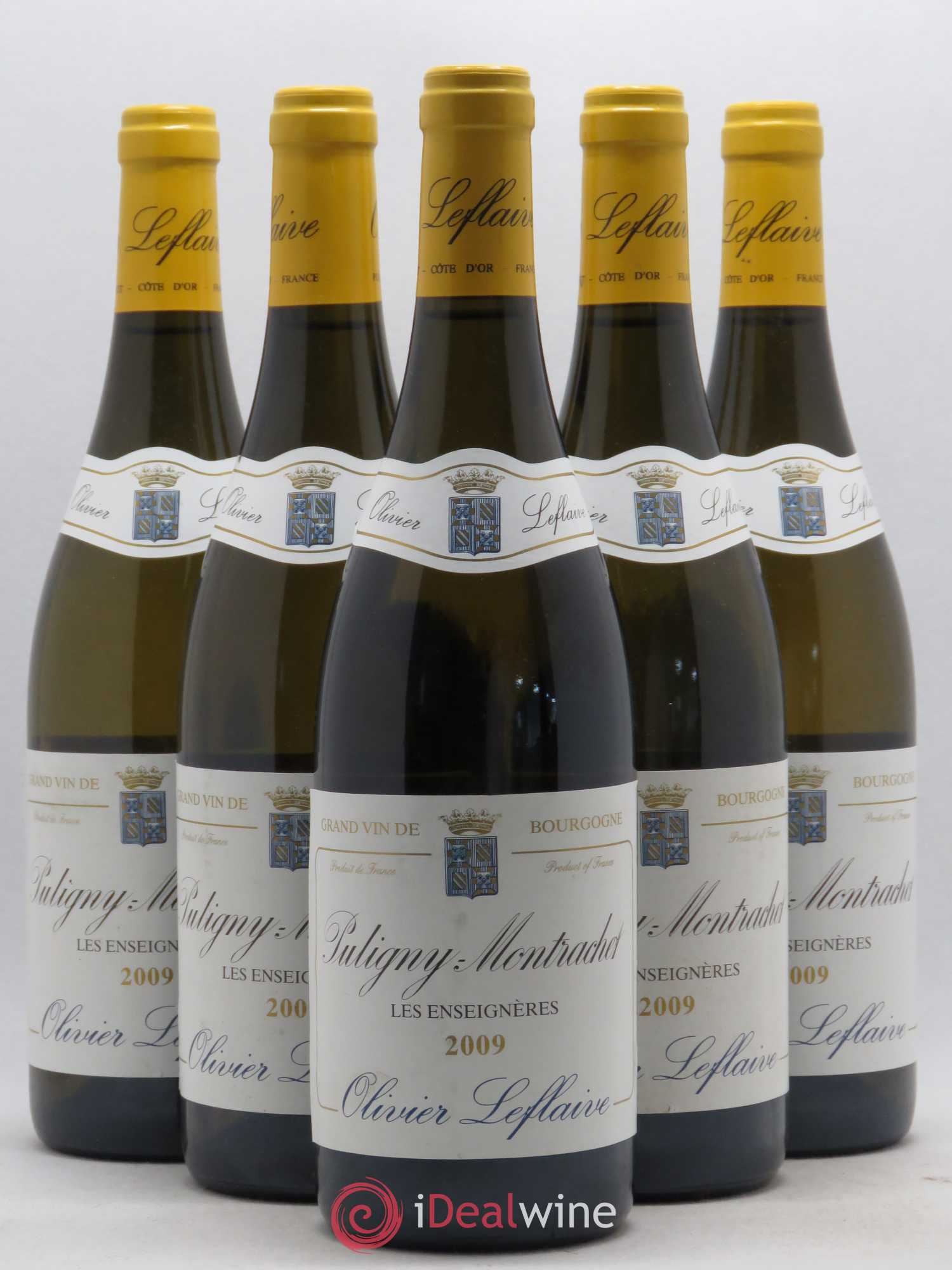 Puligny-Montrachet Les Enseignères Olivier Leflaive 2009 - Posten von 5 Flaschen - 0