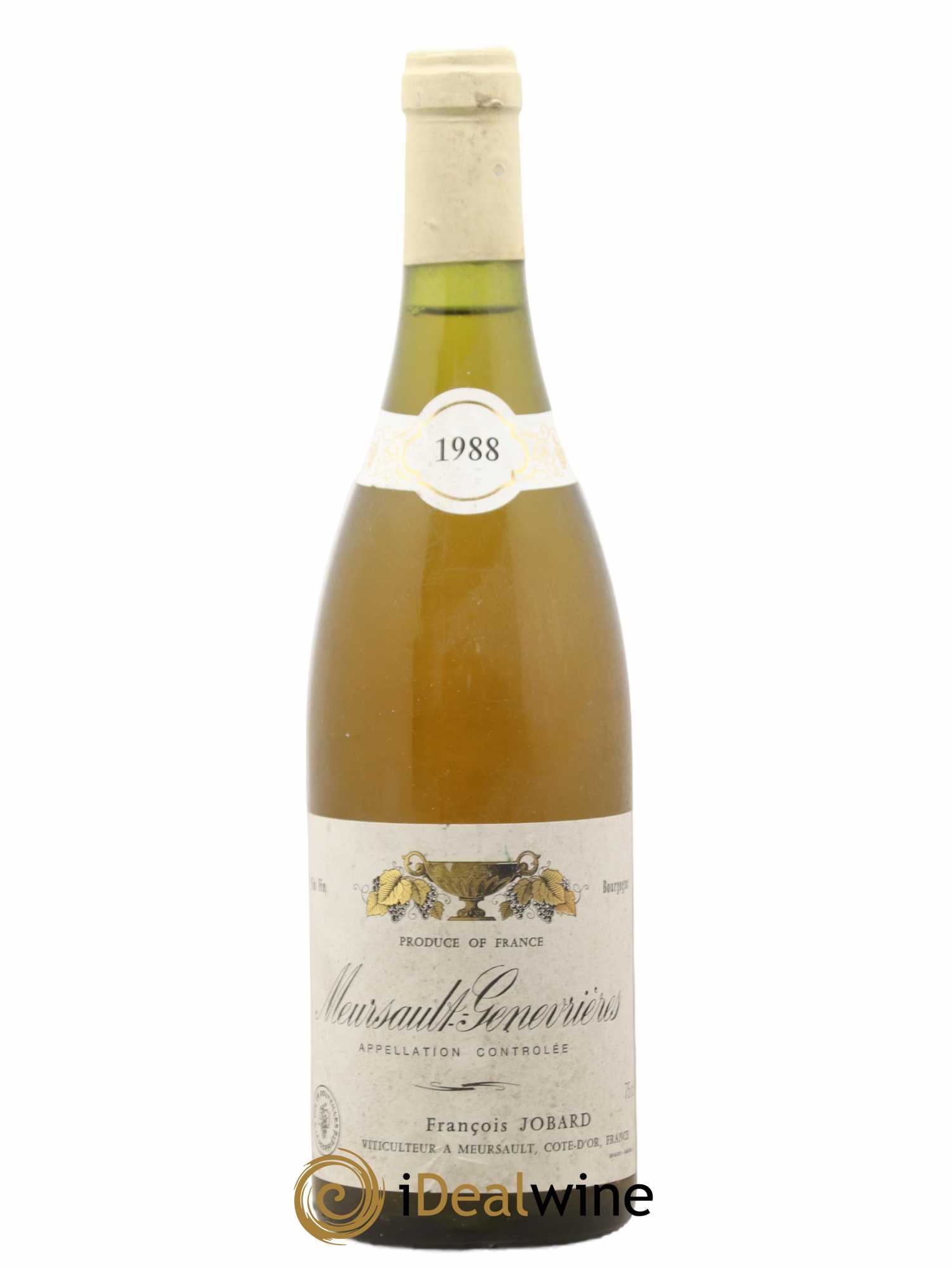 Meursault 1er Cru Genevrières François et Antoine Jobard (Domaine) 1988 - Lot de 1 bouteille - 0