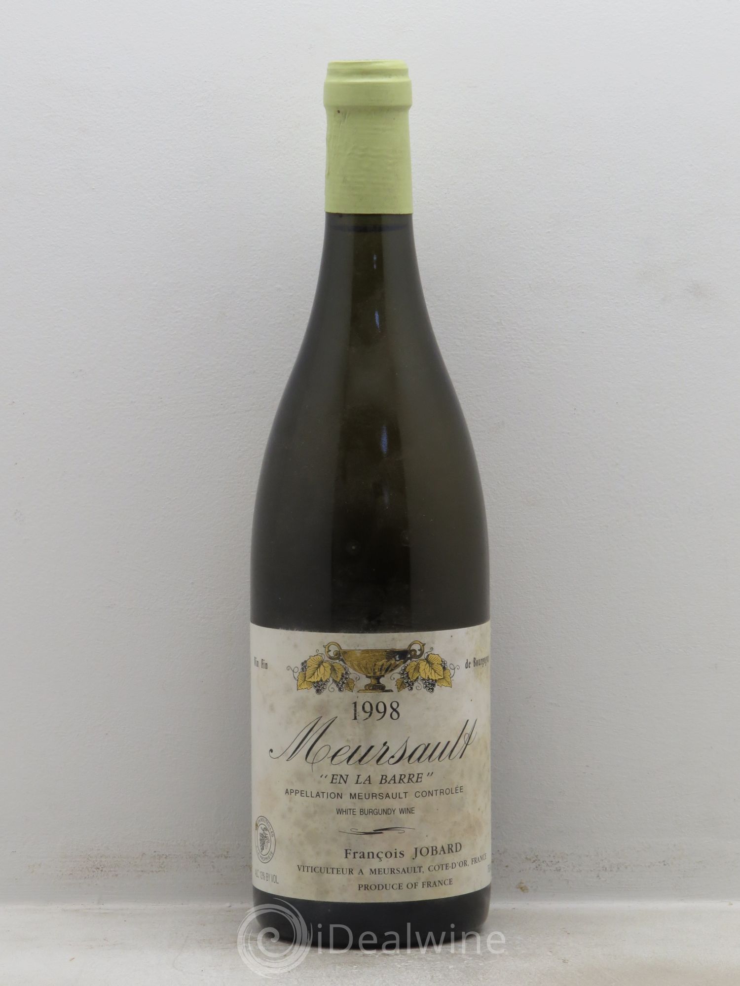 Meursault En la Barre François et Antoine Jobard (Domaine) 1998 - Lot de 1 bouteille - 0