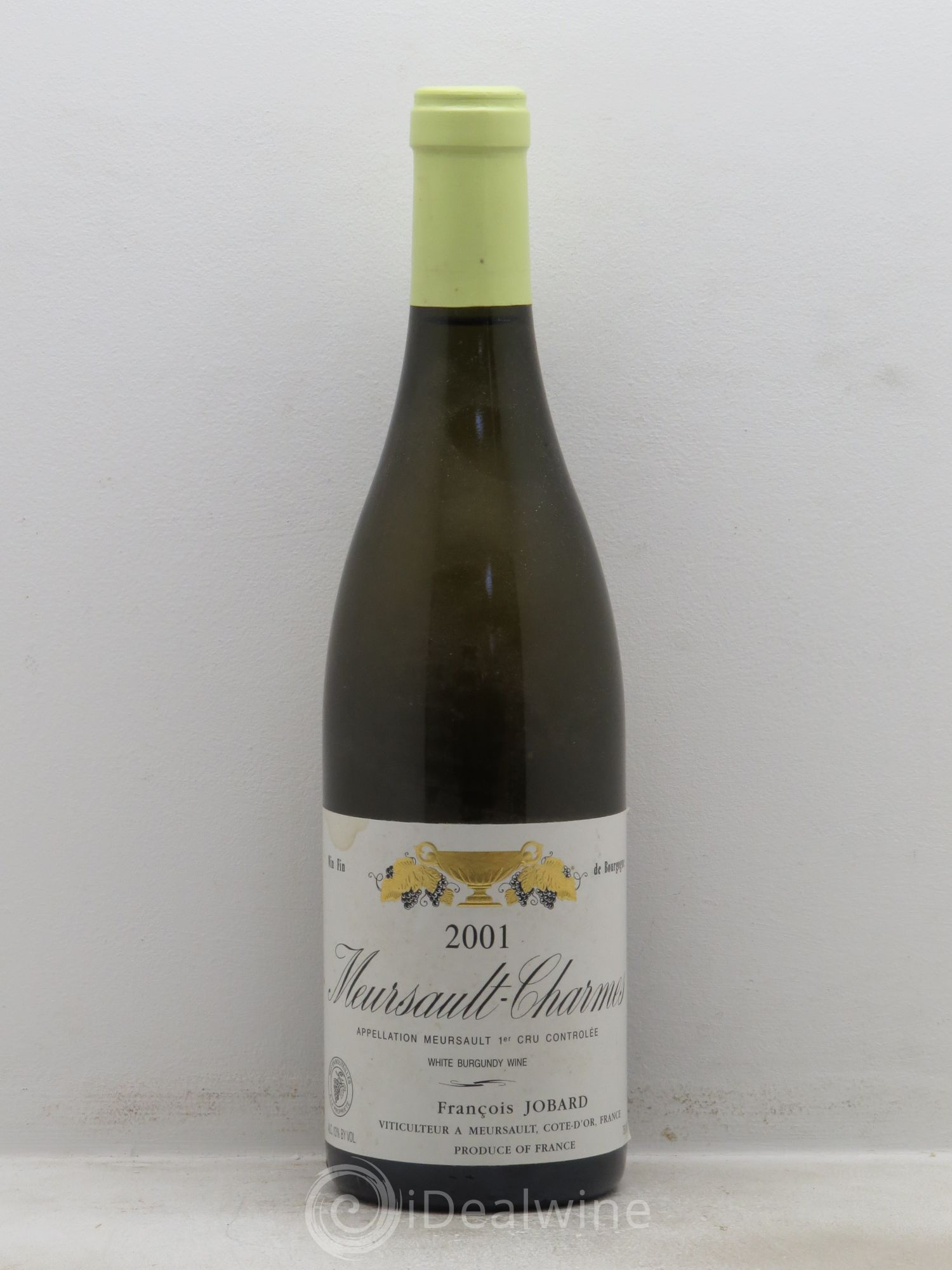 Meursault 1er Cru Charmes François et Antoine Jobard (Domaine) 2001 - Lot de 1 bouteille - 0
