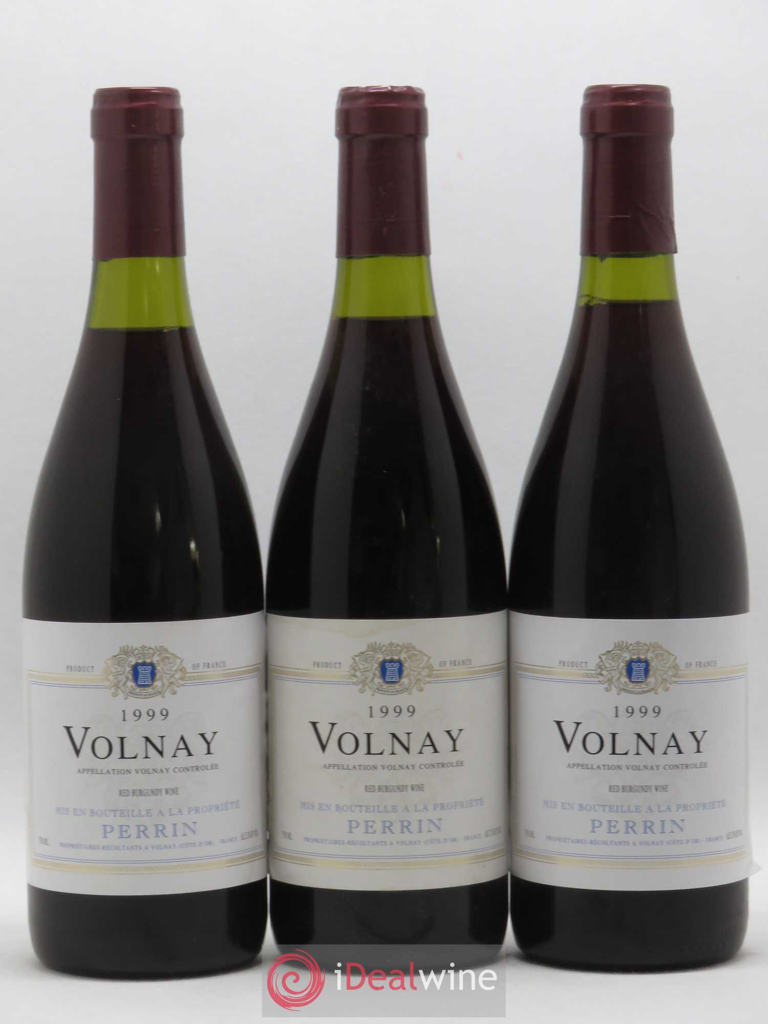 Volnay Perrin 1999 - Lot de 3 bouteilles - 0