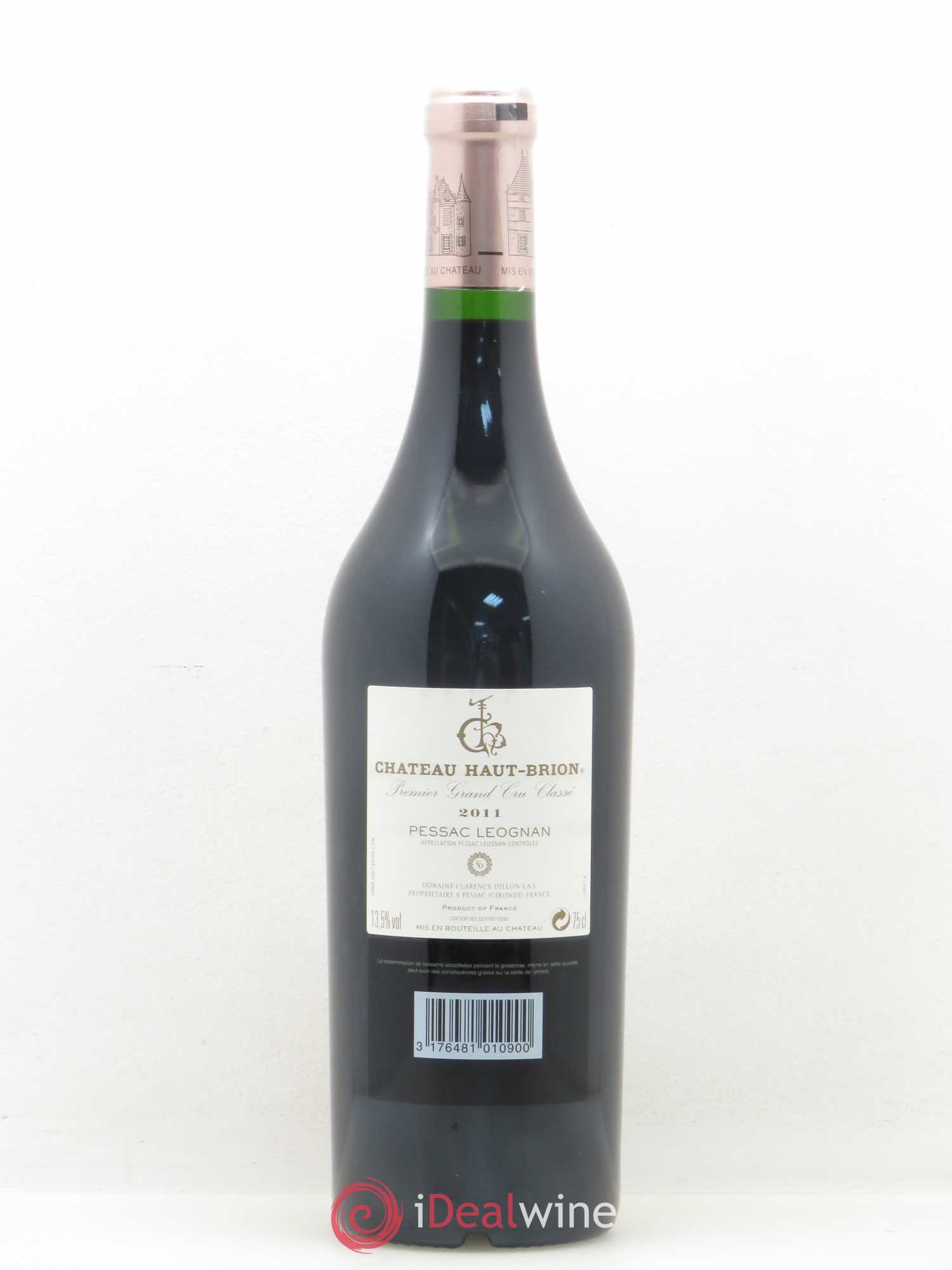 Château Haut Brion 1er Grand Cru Classé 2011 - Lot de 1 bouteille - 1