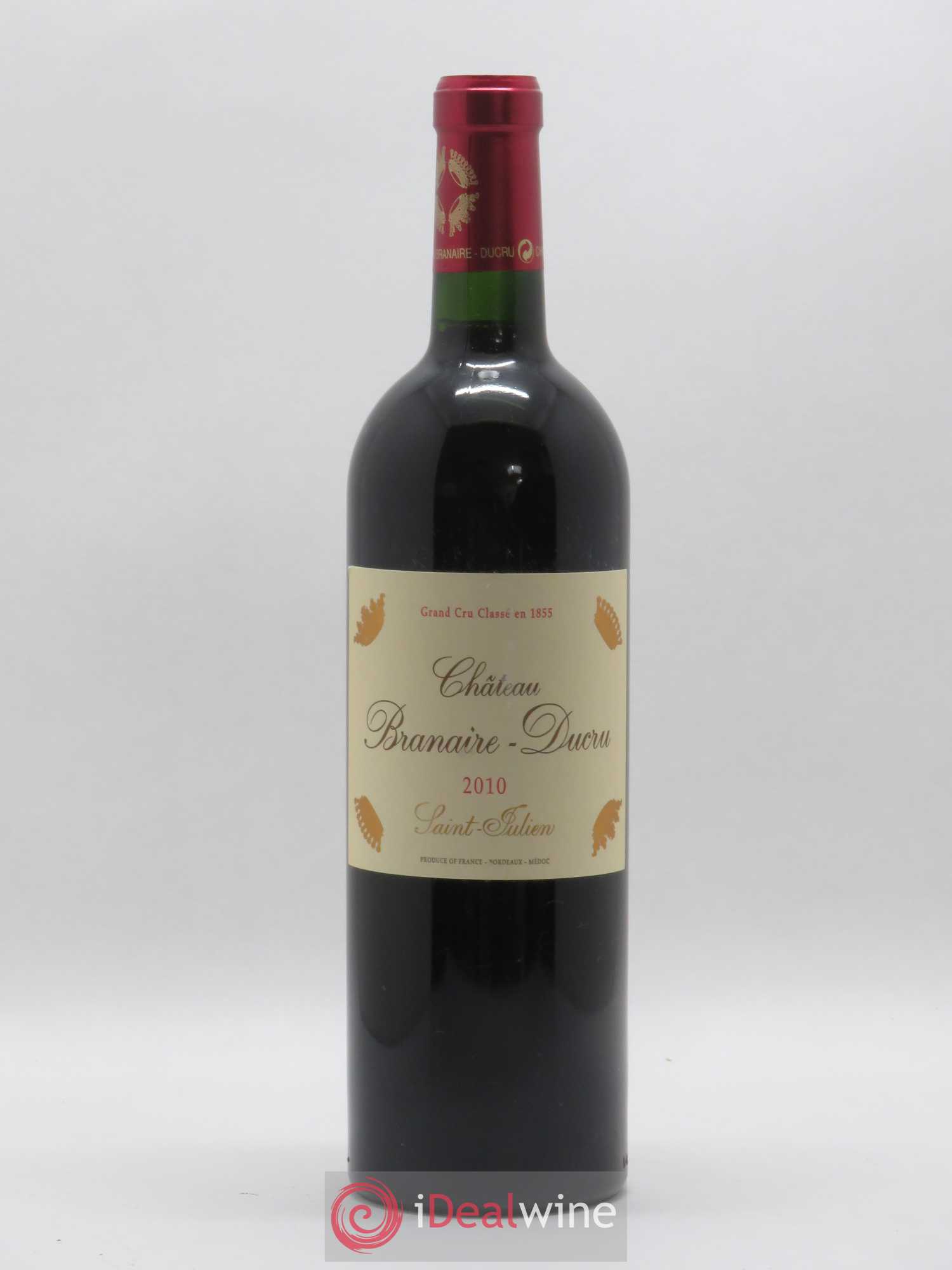 Château Branaire Ducru 4ème Grand Cru Classé 2010 - Lot de 1 bouteille - 0