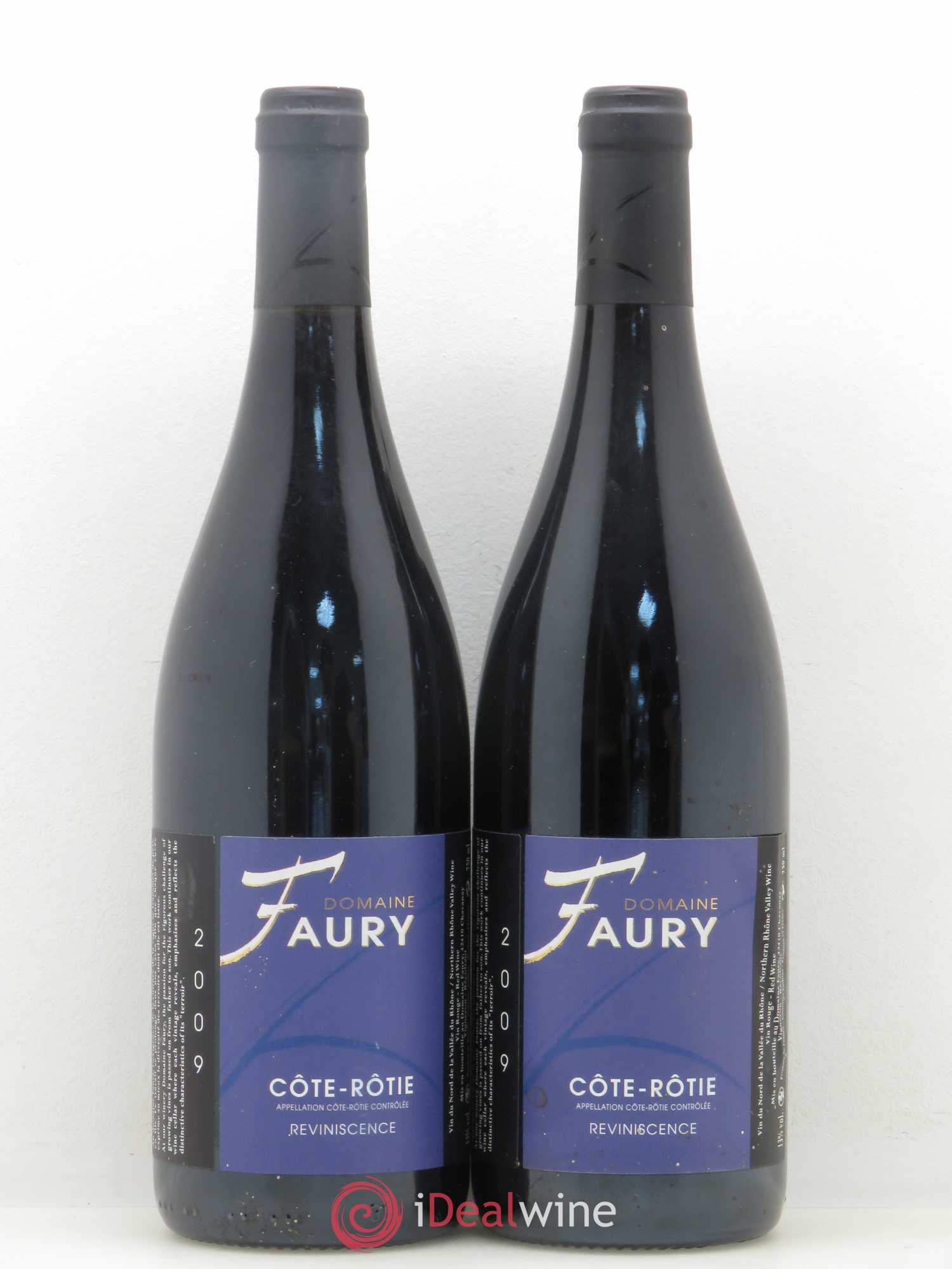 Côte-Rôtie Reviniscence Lionel Faury 2009 - Lot de 2 bouteilles - 0