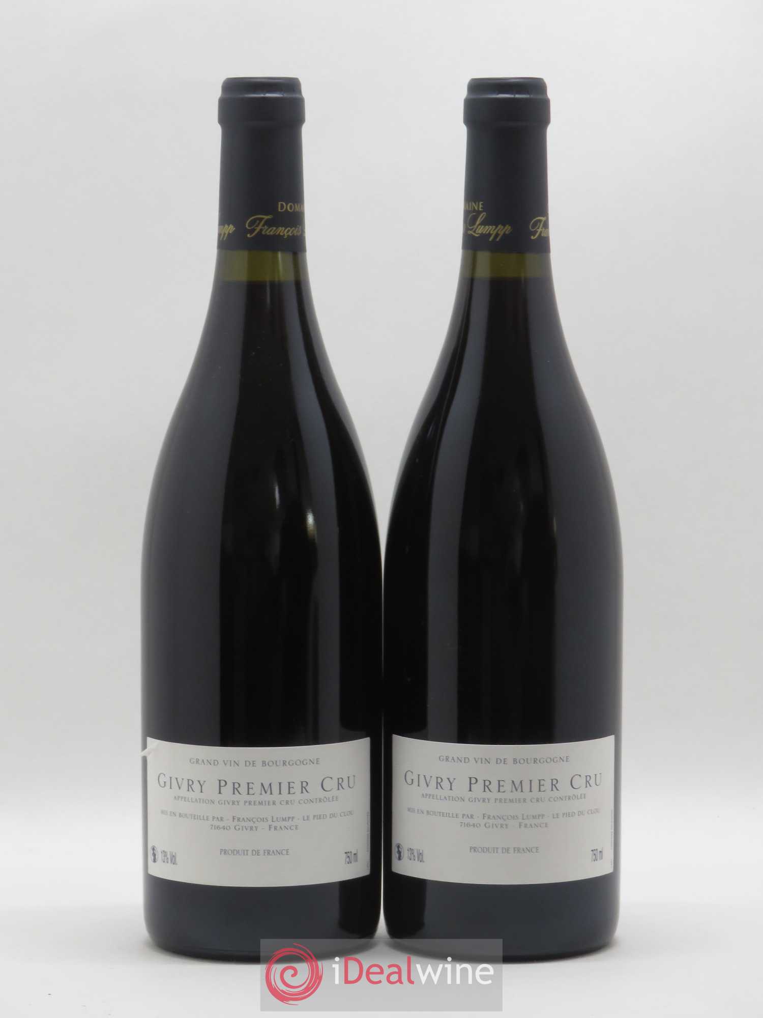 Givry 1er Cru A Vigne Rouge François Lumpp (Domaine) 2010 - Lot de 2 bouteilles - 1