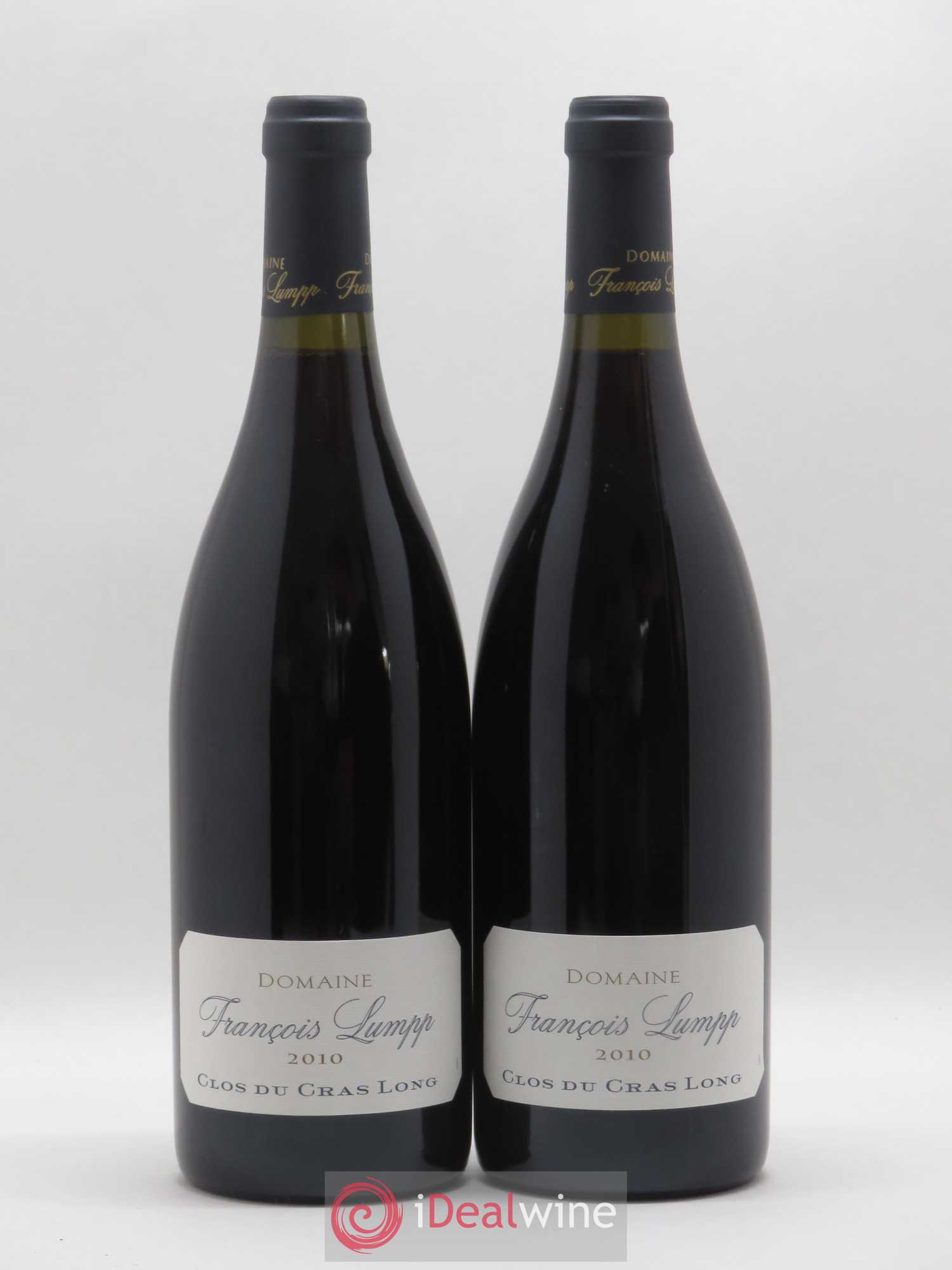 Givry 1er Cru Clos du Cras Long François Lumpp (Domaine) 2010 - Lot de 2 bouteilles - 0