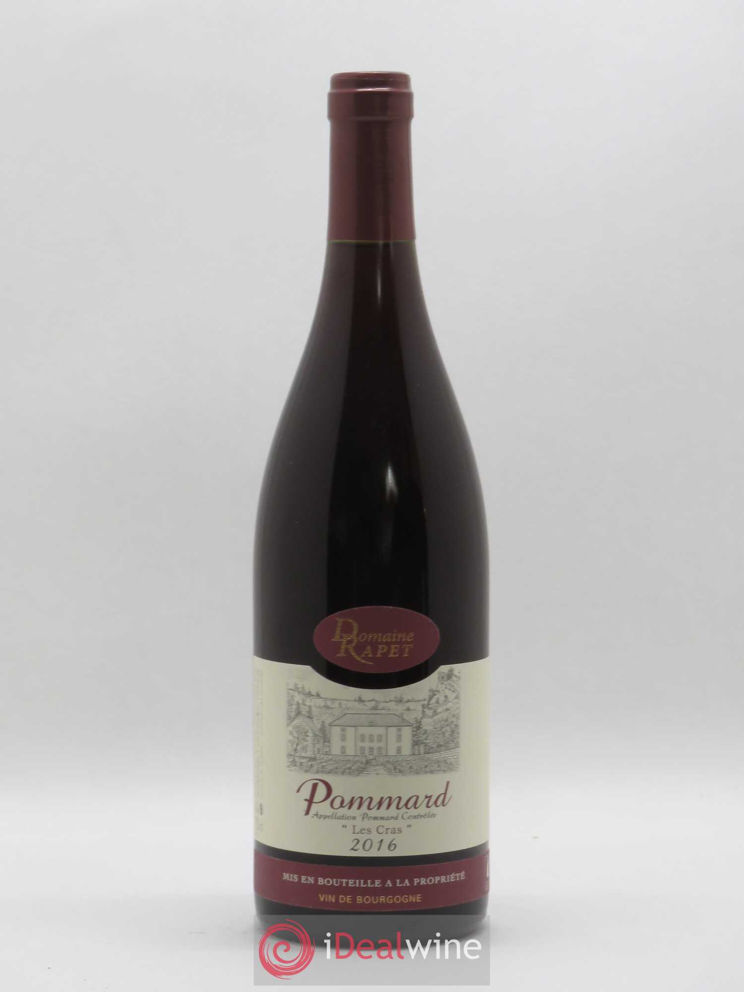 Pommard Les Cras Domaine Rapet 2016 - Posten von 1 Flasche - 0