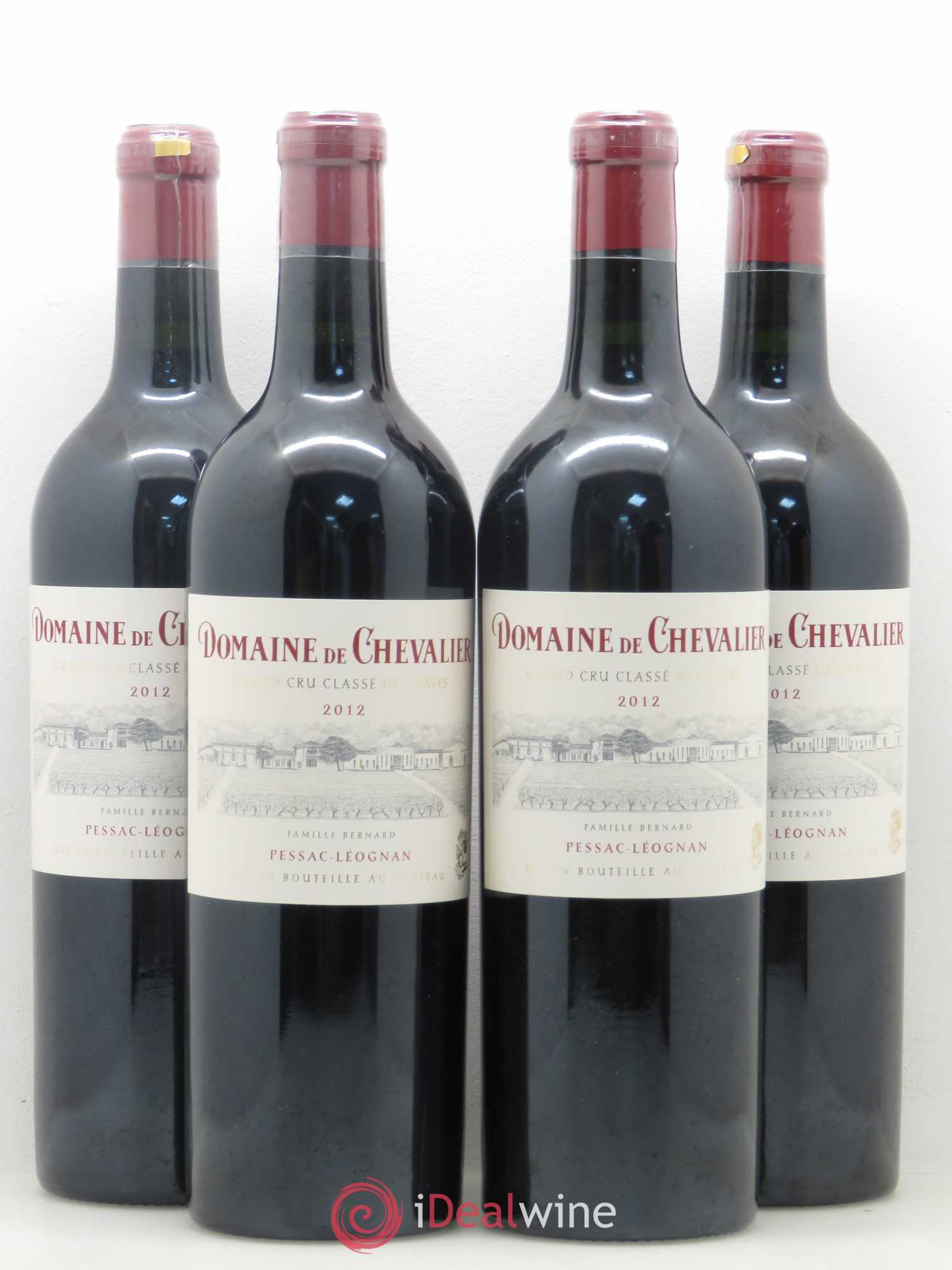 Domaine de Chevalier Cru Classé de Graves 2012 - Lot de 4 bouteilles - 0