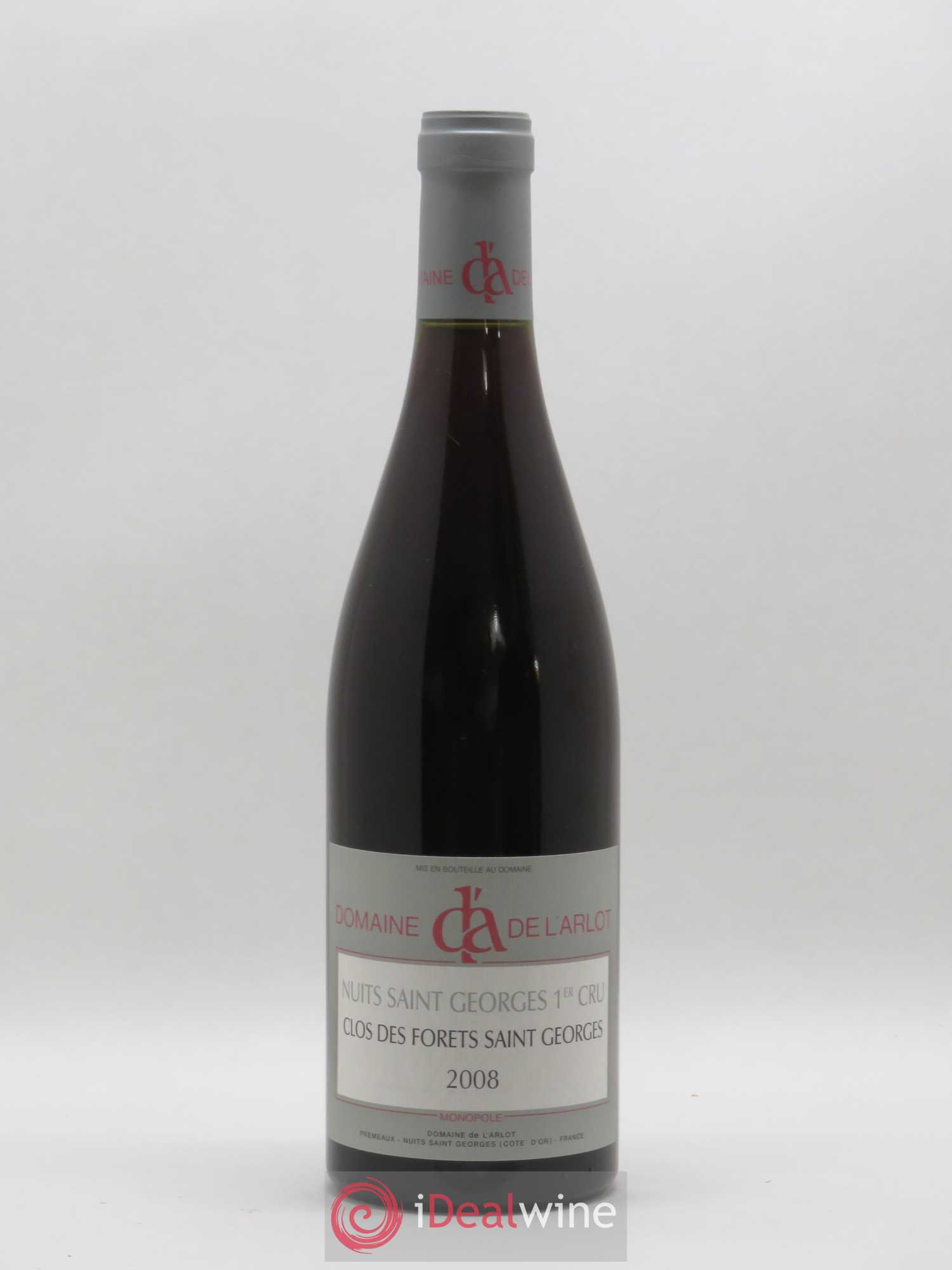 Nuits-Saint-Georges 1er Cru Clos des Forets Saint Georges Arlaud 2008 - Posten von 1 Flasche - 0