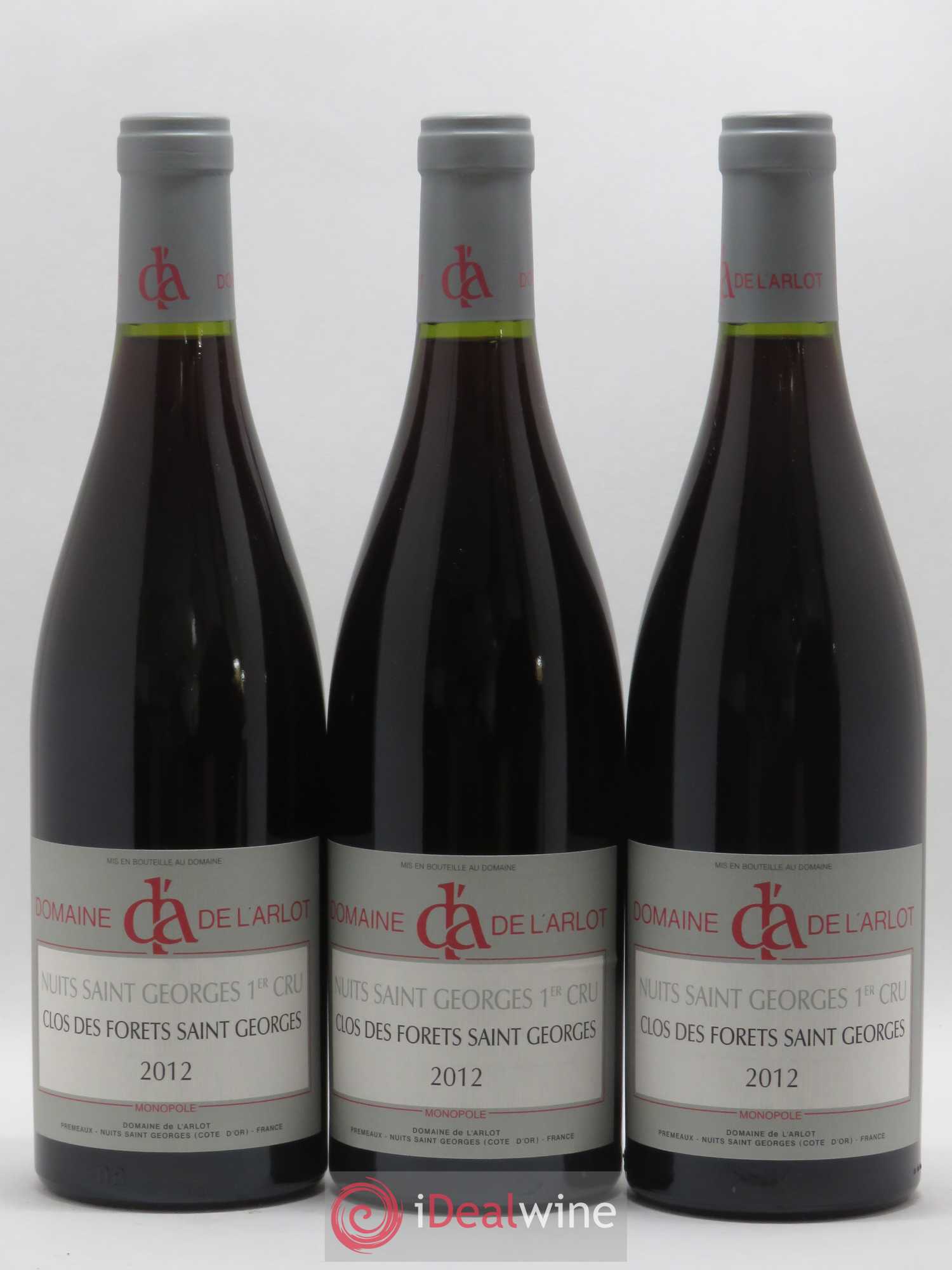 Nuits-Saint-Georges 1er Cru Clos des Forets Saint Georges Arlaud 2012 - Posten von 3 Flaschen - 0