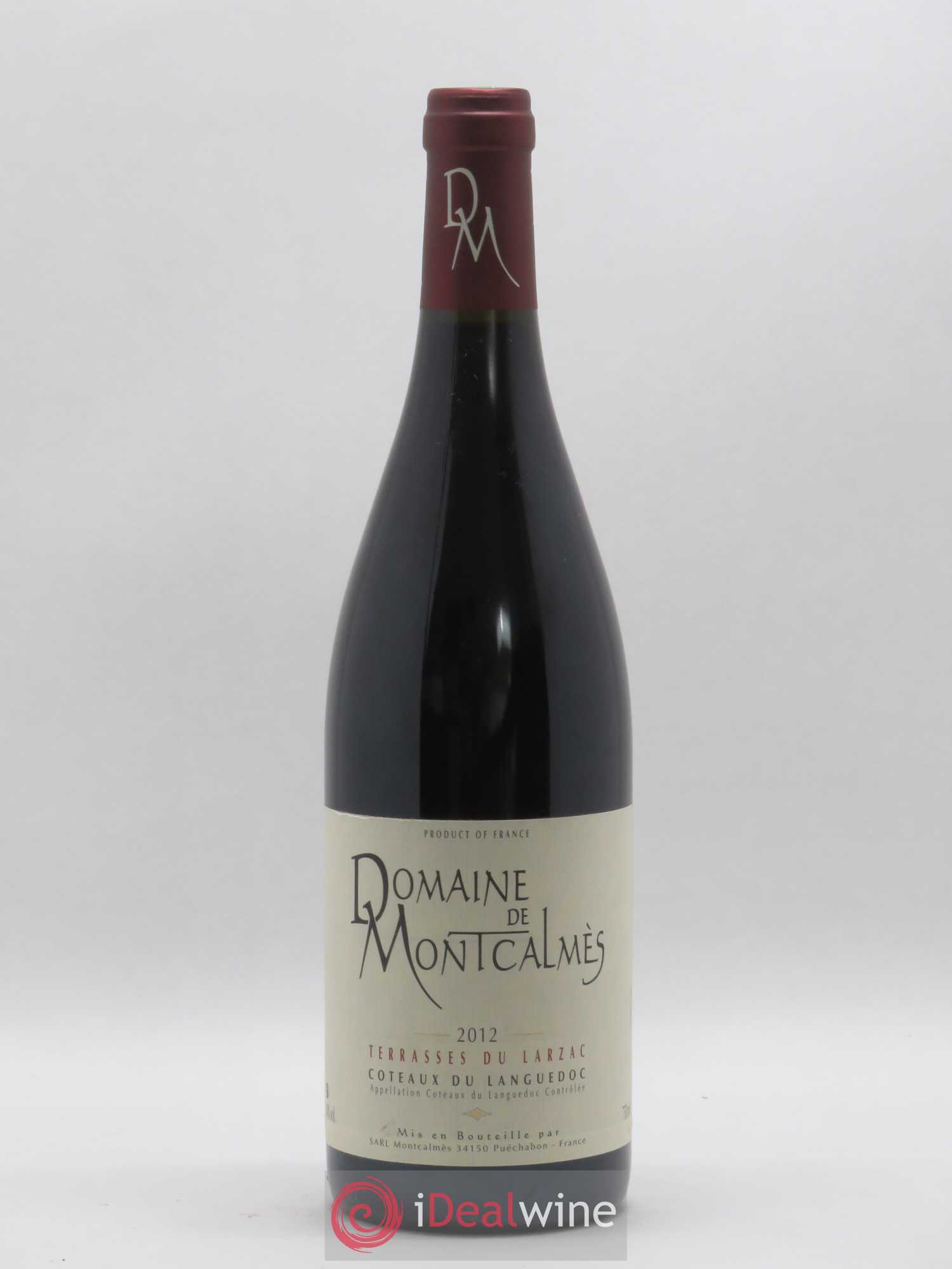 Terrasses du Larzac Domaine de Montcalmès Frédéric Pourtalié 2012 - Lot de 1 bouteille - 0