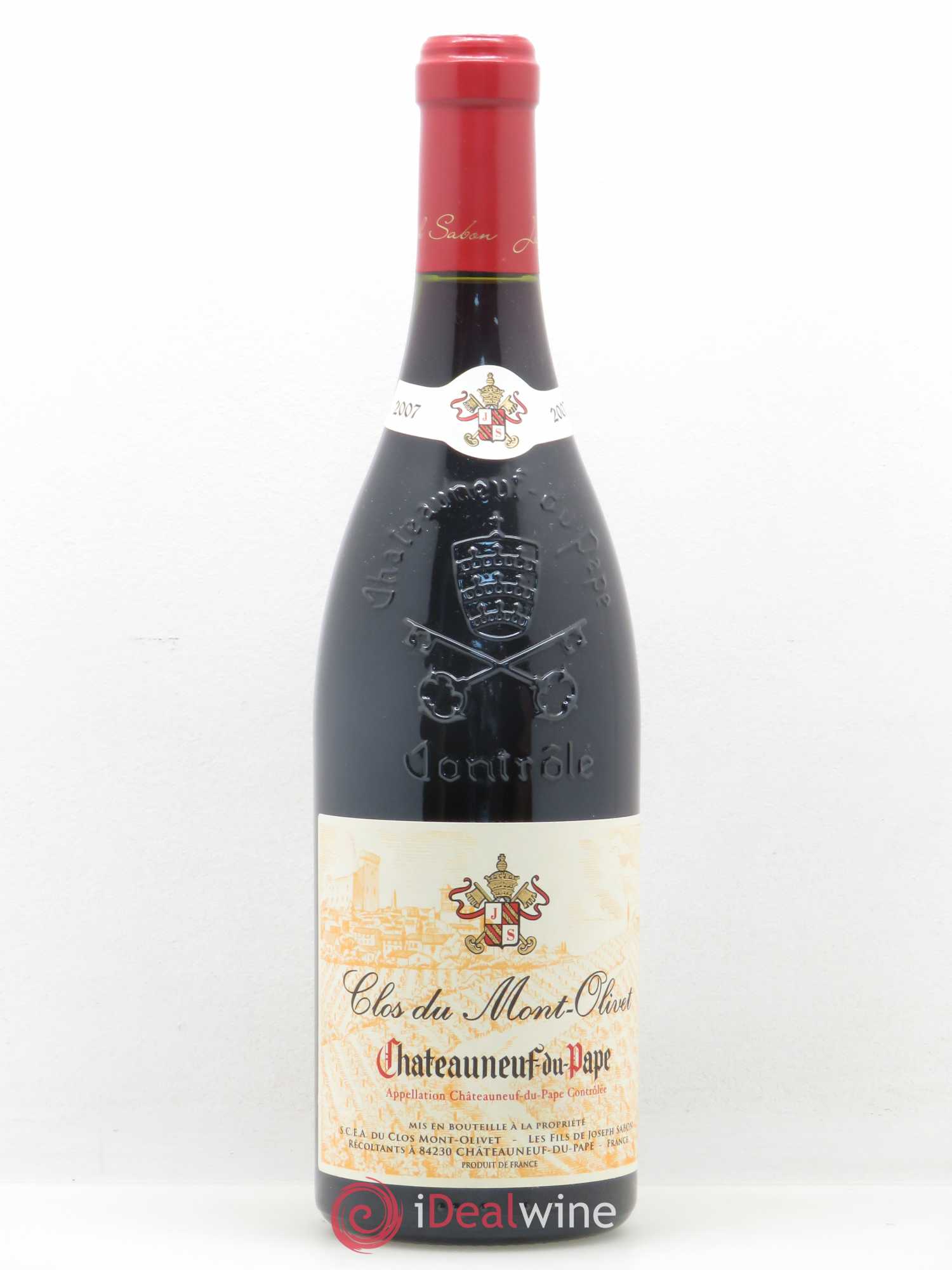 Châteauneuf-du-Pape Clos du Mont-Olivet 2007 - Lot de 1 bouteille - 0