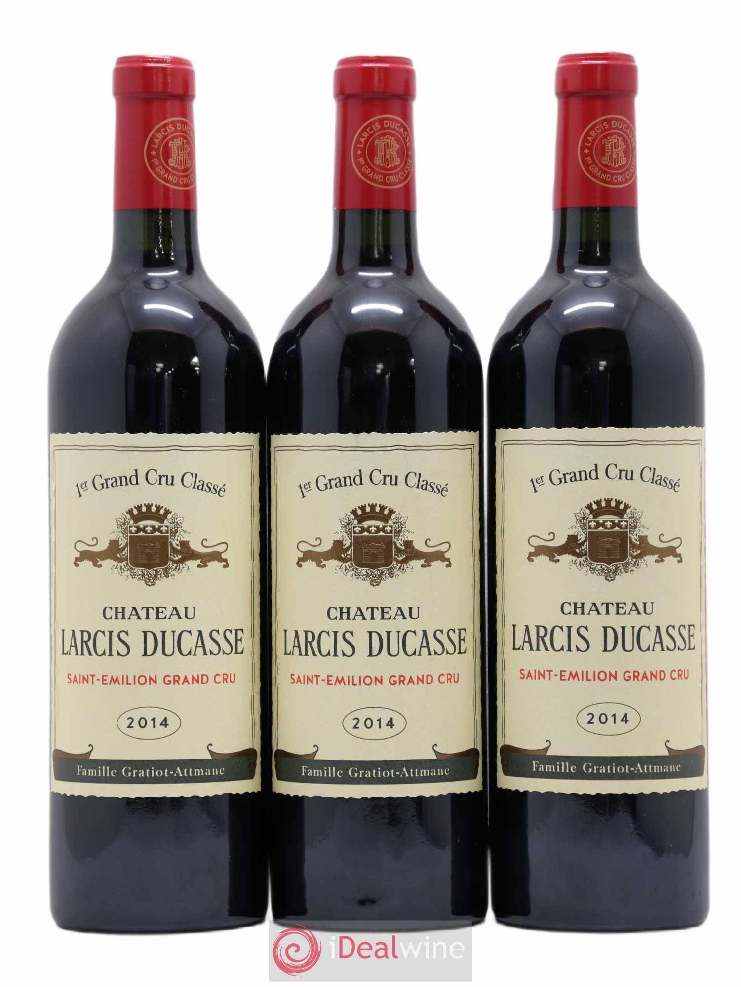 Château Larcis Ducasse 1er Grand Cru Classé B 2014 - Lot de 3 bouteilles - 0