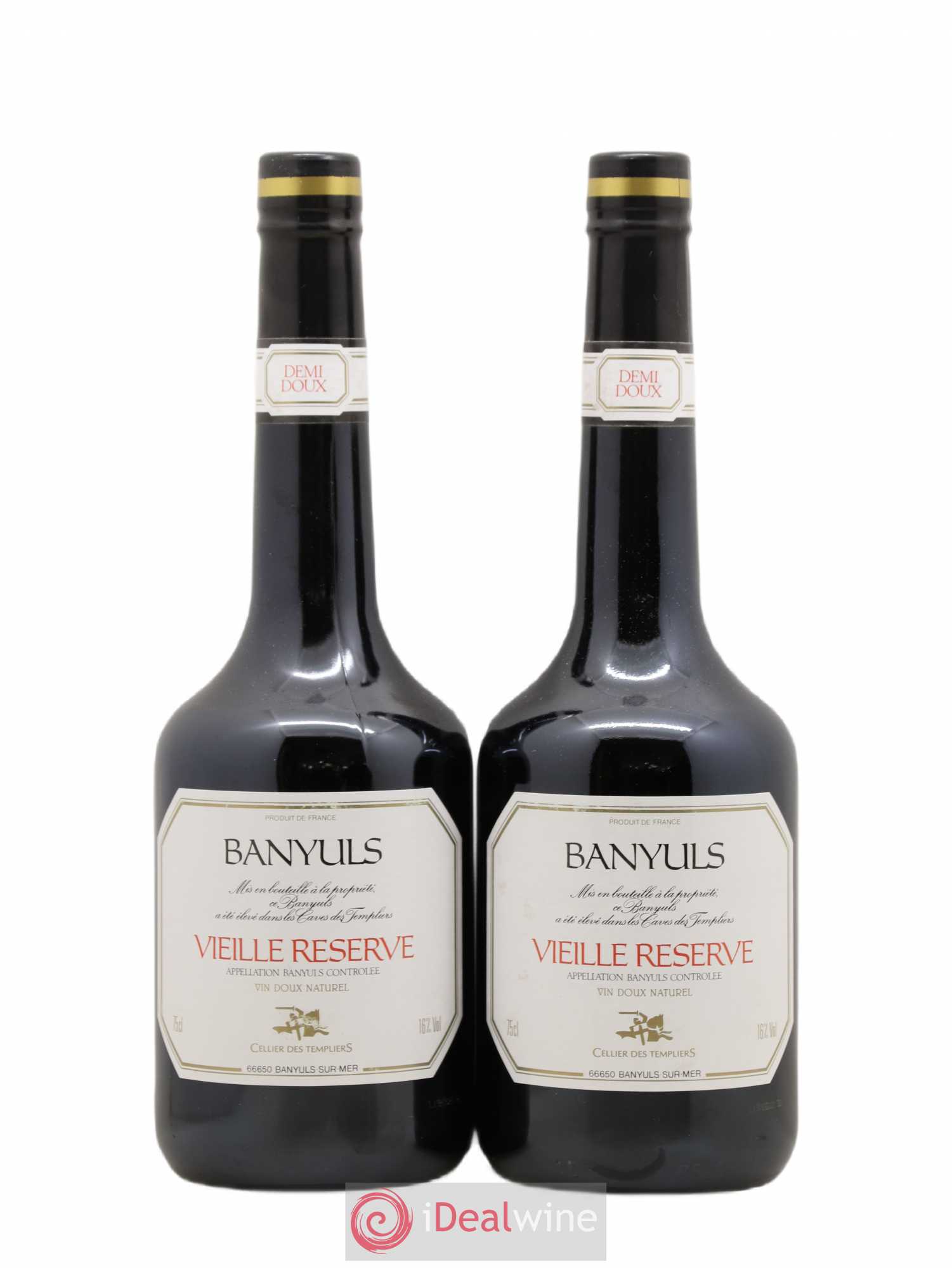 Banyuls Vieille Reserve Cellier des Templiers - Posten von 2 Flaschen - 0