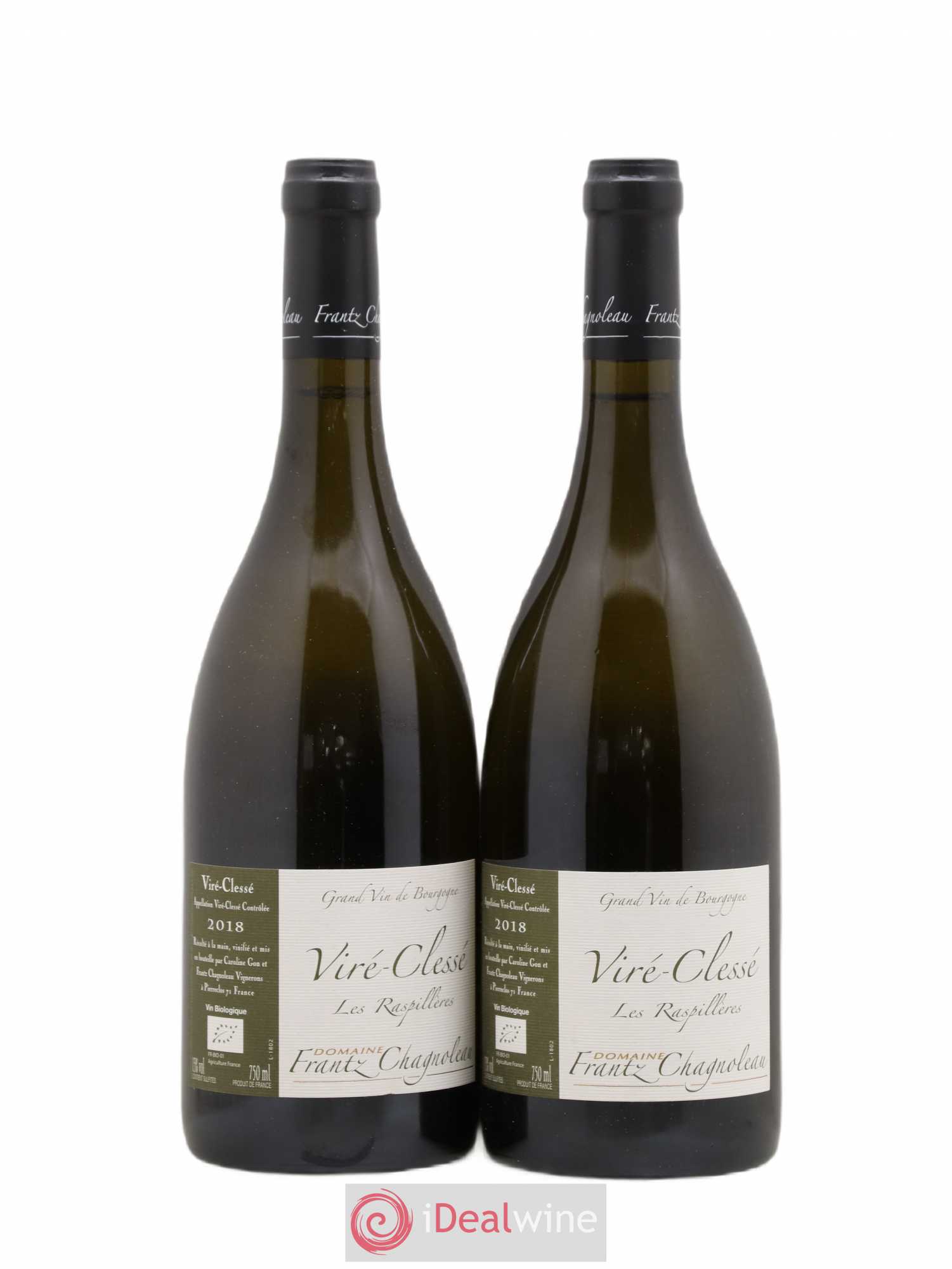 Viré-Clessé Les Raspillères Frantz Chagnoleau (Domaine) 2018 - Lot de 2 bouteilles - 0