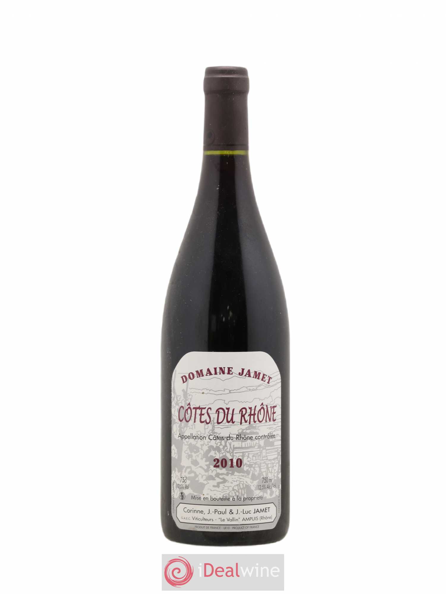 Côtes-du-Rhône Jamet (Domaine) 2010 - Lot de 1 bouteille - 0