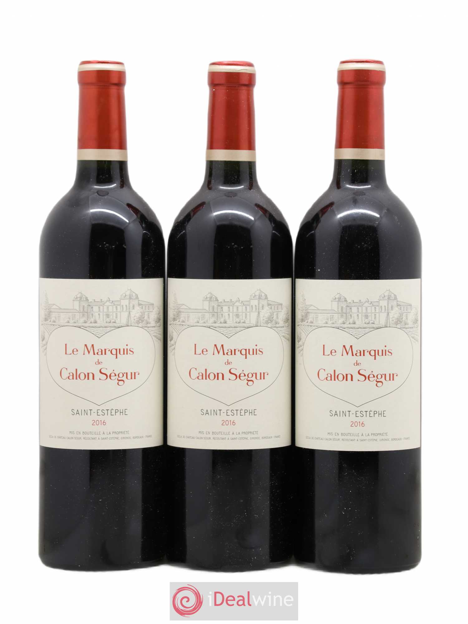 Marquis de Calon Second Vin 2016 - Lot de 3 bouteilles - 0