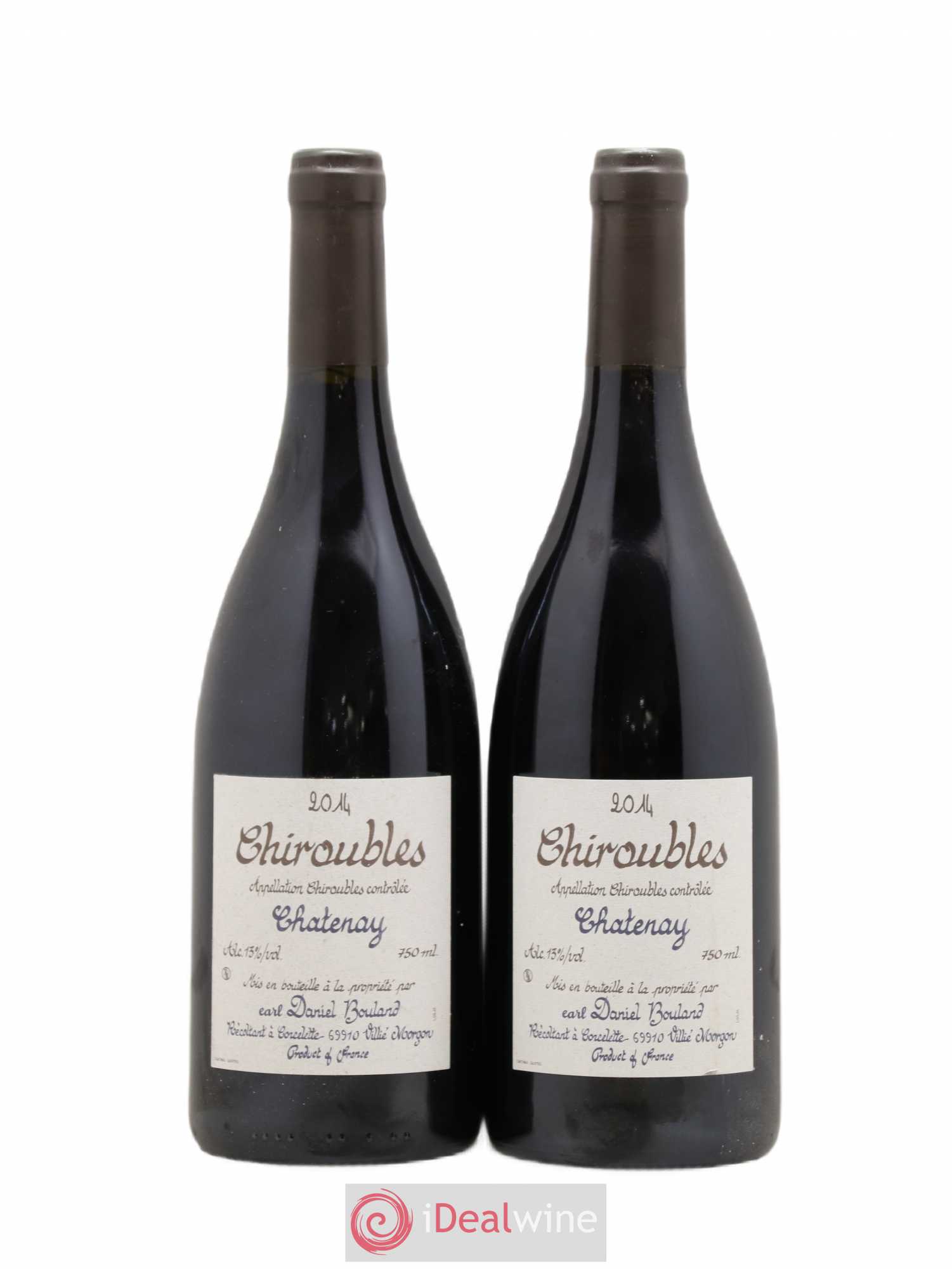 Chiroubles Chatenay Daniel Bouland (Domaine) 2014 - Lot de 2 bouteilles - 0