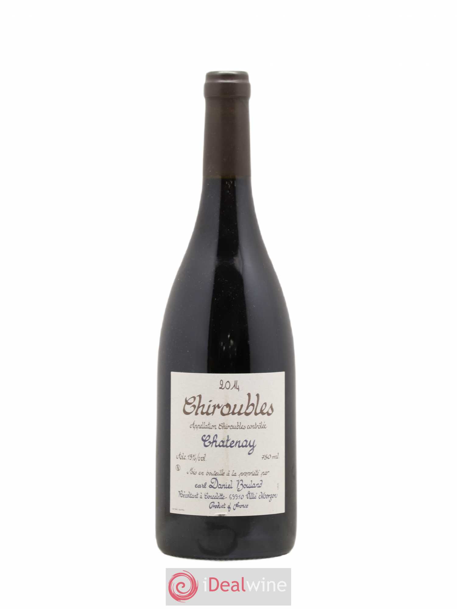 Chiroubles Chatenay Daniel Bouland (Domaine) 2014 - Lot of 1 bottle - 0