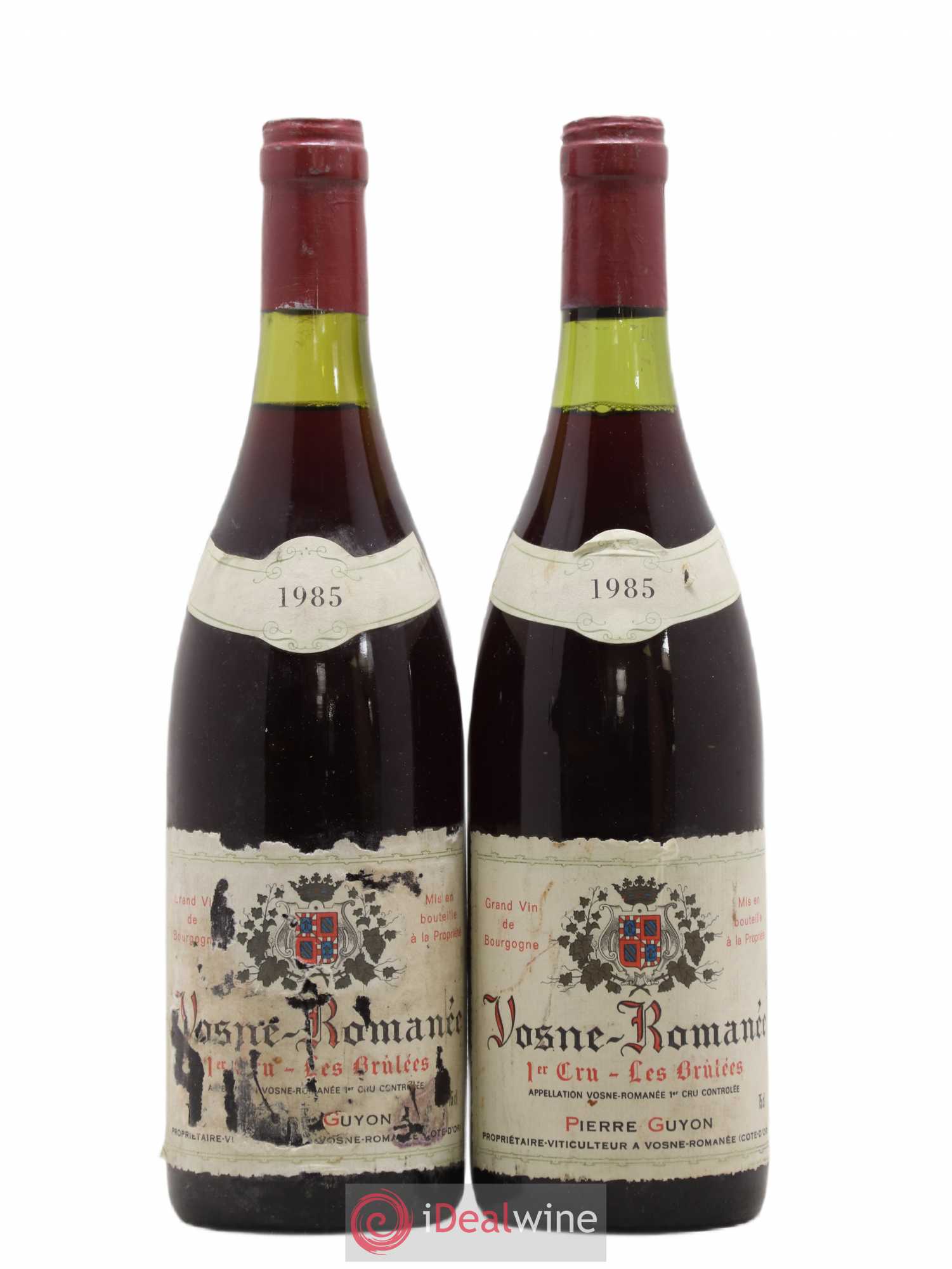 Vosne-Romanée 1er Cru Les Brulées Guyon (Domaine) 1985 - Lot de 2 bouteilles - 0