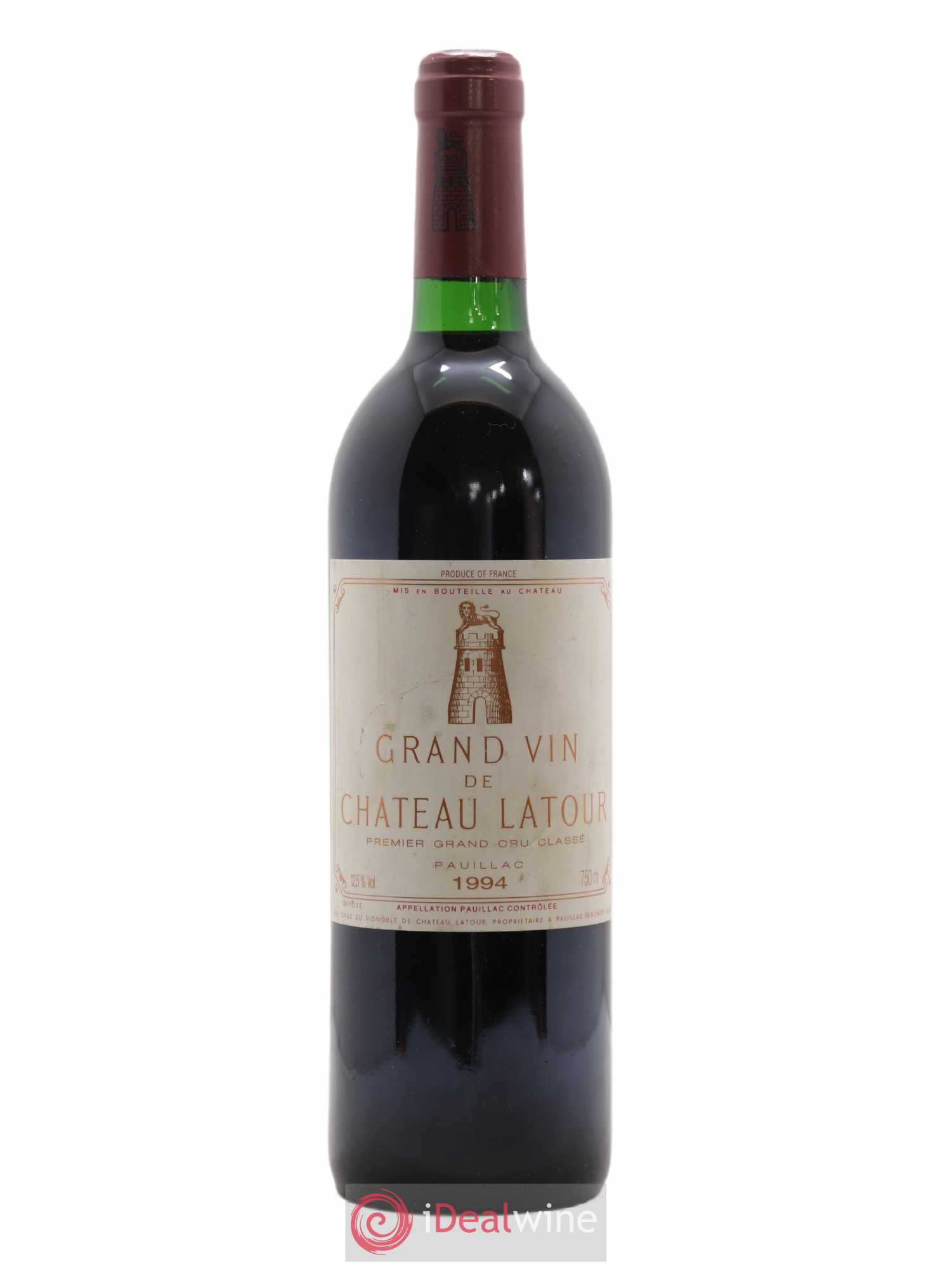 Château Latour 1er Grand Cru Classé 1994 - Lot de 1 bouteille - 0