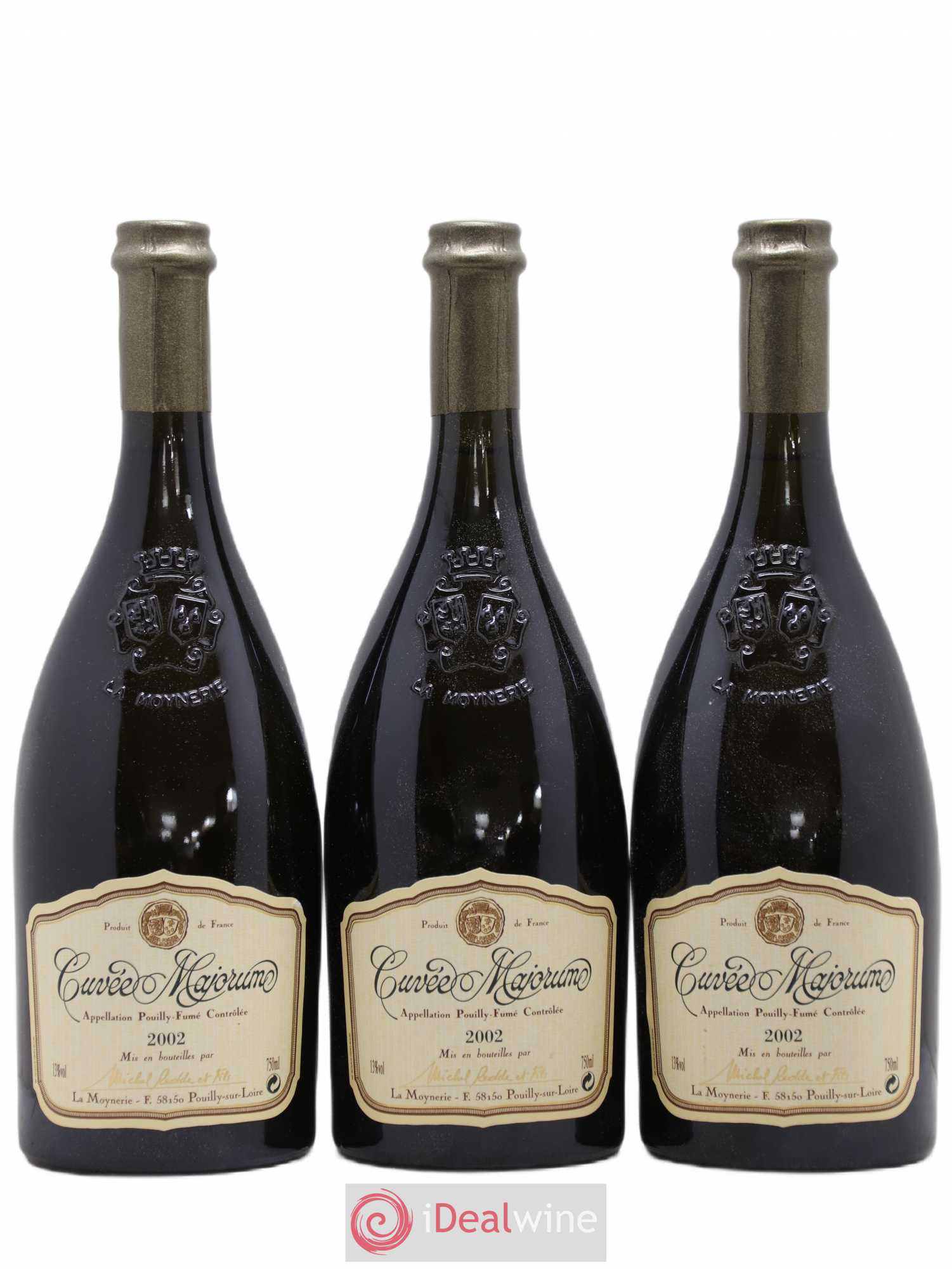 Pouilly-Fumé Majorum Michel Redde & Fils 2002 - Lot de 3 bouteilles - 0