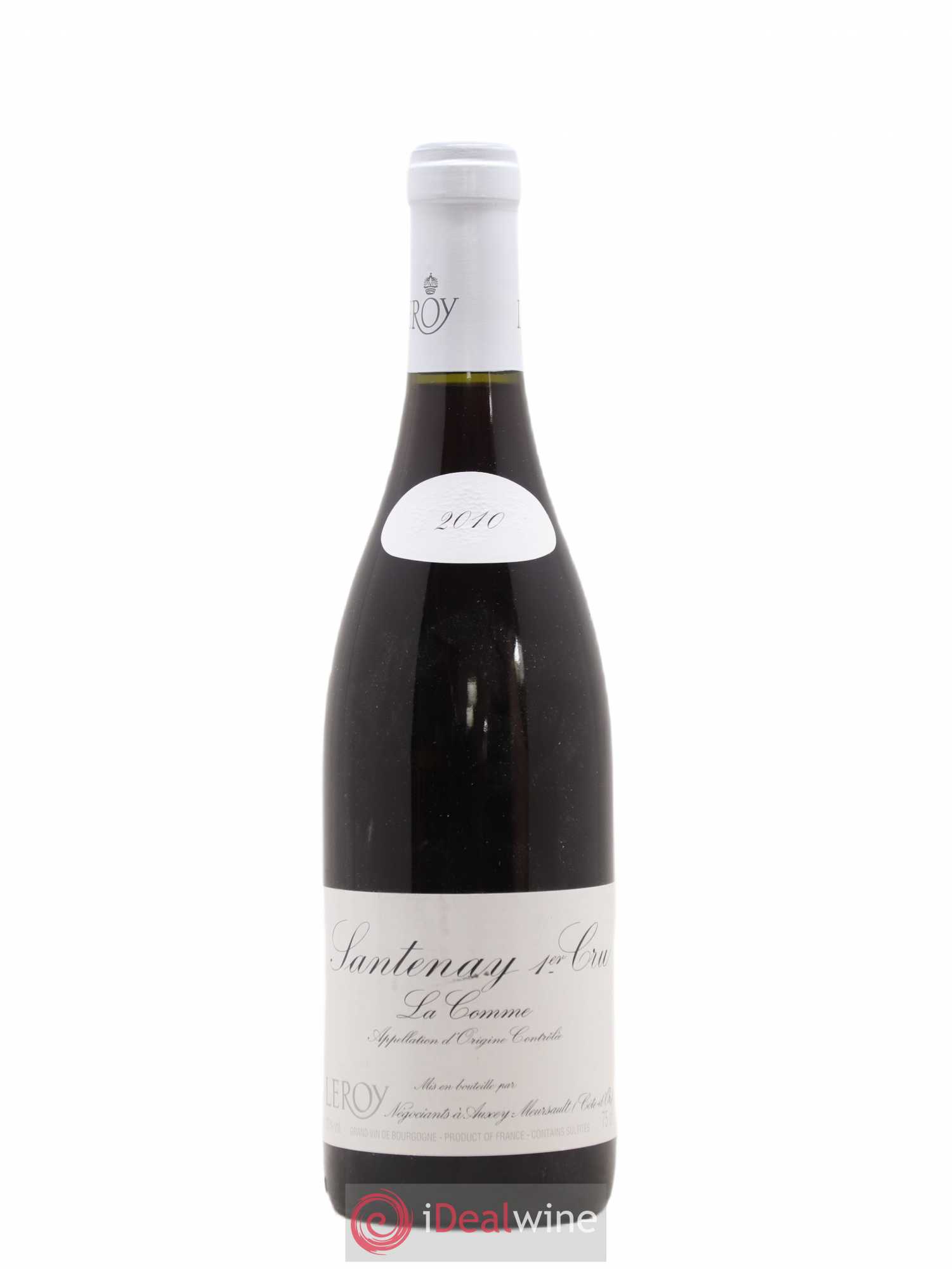 Santenay 1er Cru La Comme Leroy SA 2010 - Lot de 1 bouteille - 0